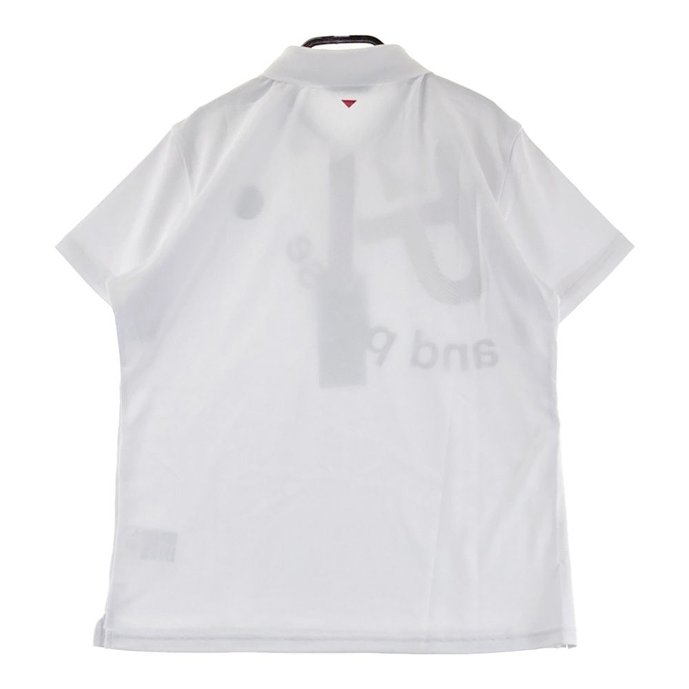 サイズ L AND PER SE アンパスィ 半袖ポロシャツ ホワイト系 ゴルフウェア レディース ストスト