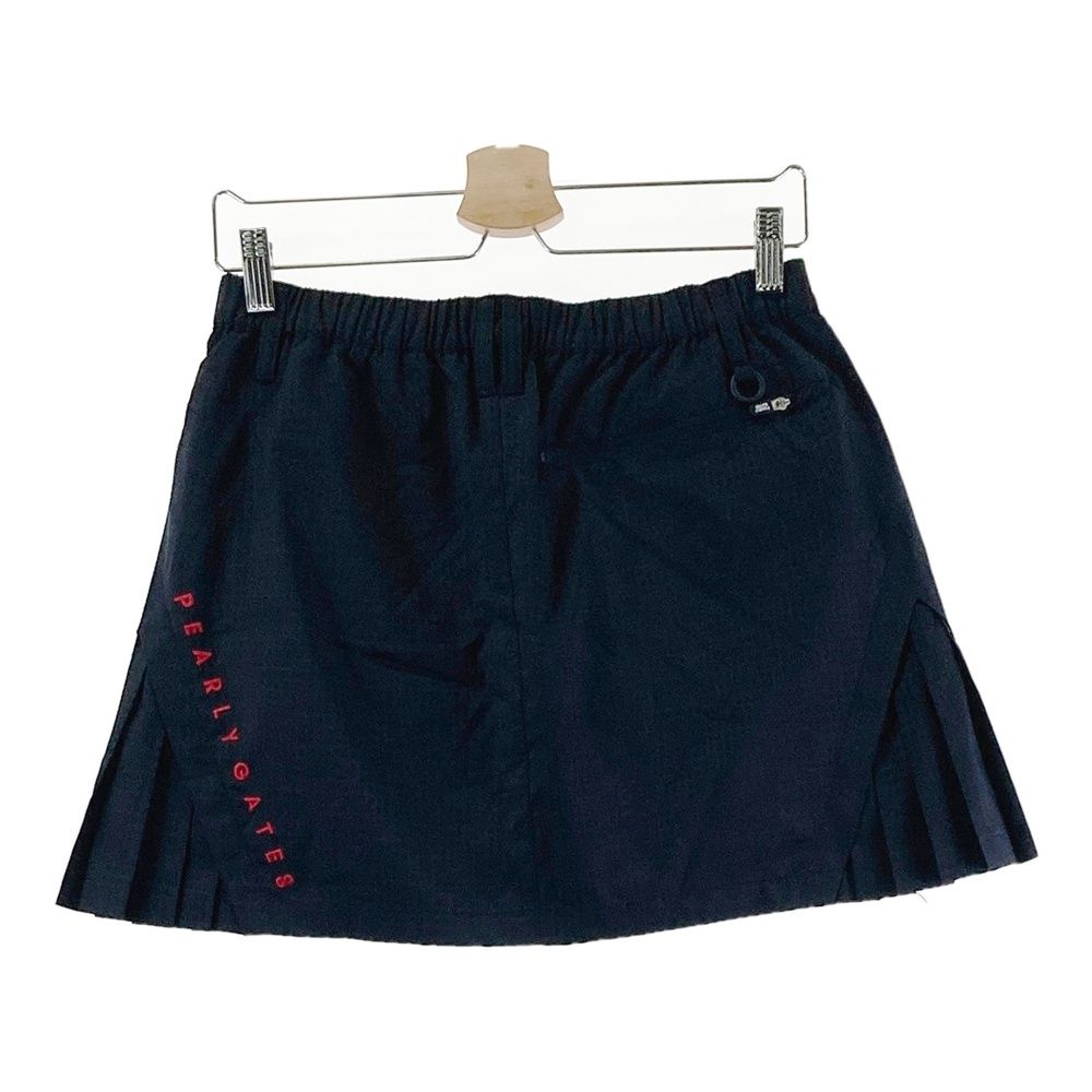 サイズ 1 PEARLY GATES パーリーゲイツ 蓄熱スカート ネイビー系 ゴルフウェア レディース ストスト