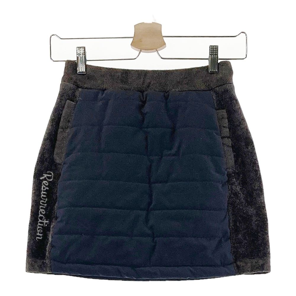 サイズ S RESURRECTION レザレクション インナー付 中綿スカート ブラック系 240101556192 ゴルフウェア レディース ストスト