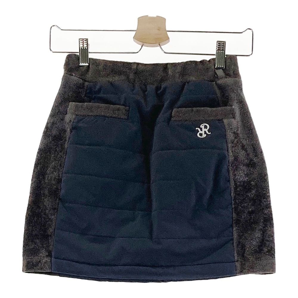 サイズ S レザレクション インナー付 中綿スカート ブラック系 ゴルフウェア レディース ストスト