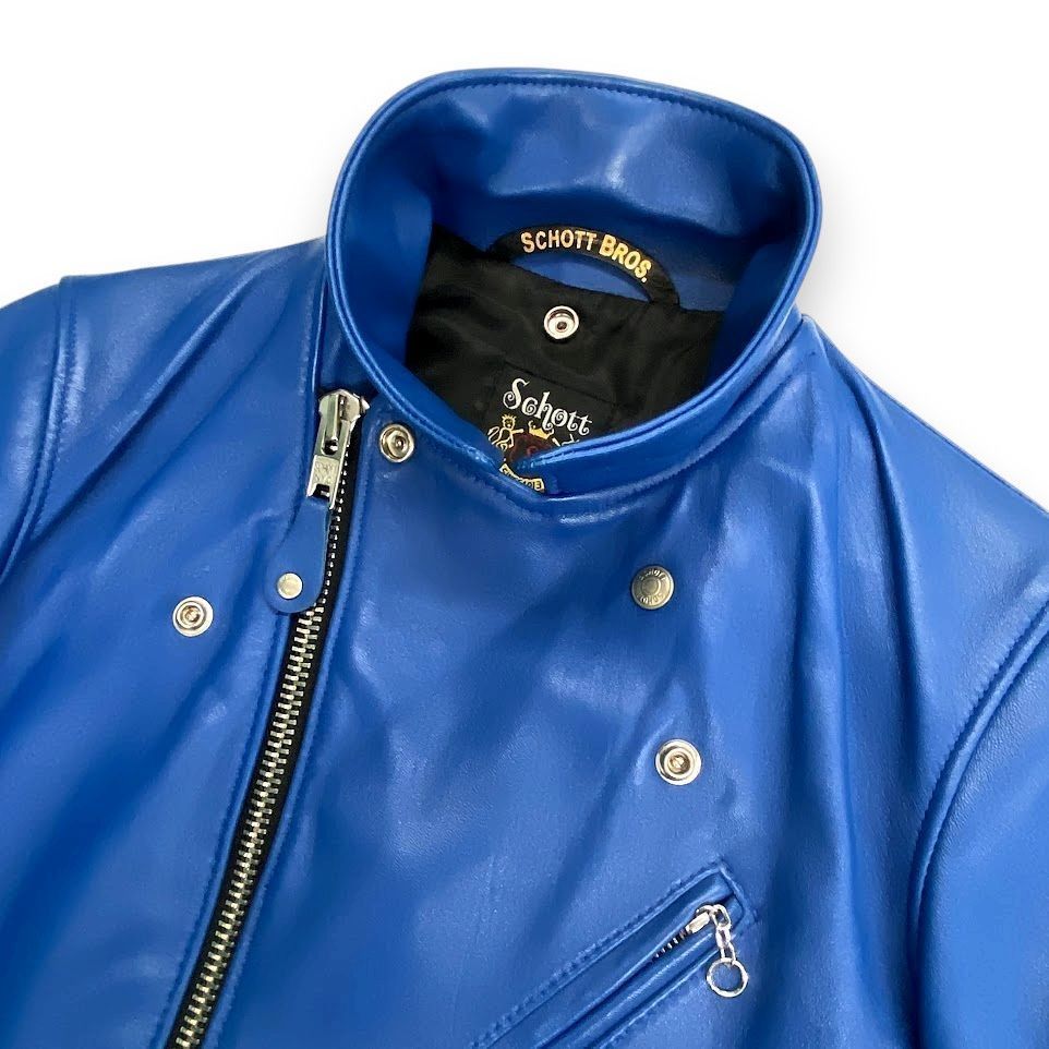 Schott N.Y.C. ショット USA製 228US 7525 本革 羊革 ラムレザー