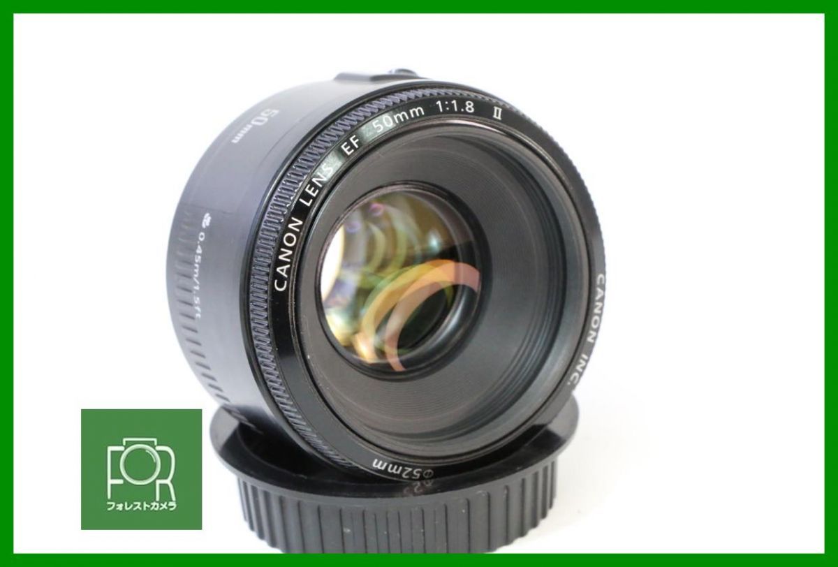 同梱 点検済 光学 上 キヤノン Canon EF 50mm F1.8 II 14377