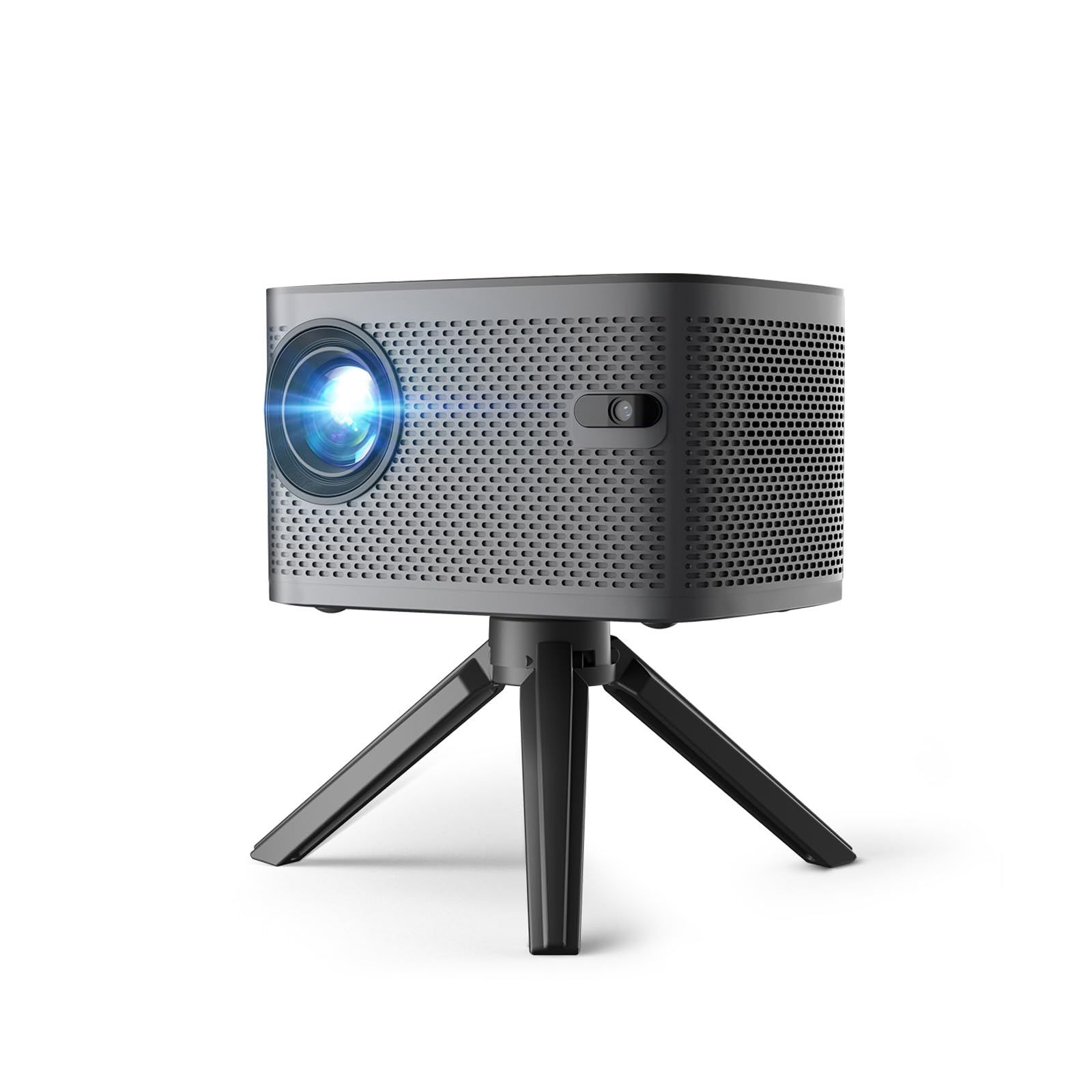 家庭用 卓上三脚付 プロジェクター小型 20000 L 電動台形補正 電動フォーカス 双方向Bluetooth WIFI 6 1080 P 短距離投影ホームシアターミニプロジェクター 250大画面 ポータブルホームプロジェクター projector 2025