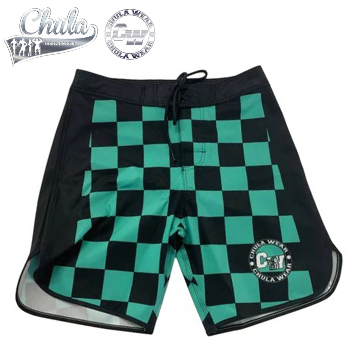 チュラウェア CHULA WEAR サーフパンツ ステージ ショーツ 水着 TANJIRRROOS 鬼滅の刃 炭治郎 ハーフパンツ 短パン フィジーカー 大会 メンズ 筋トレ ジム ウエア 衣類