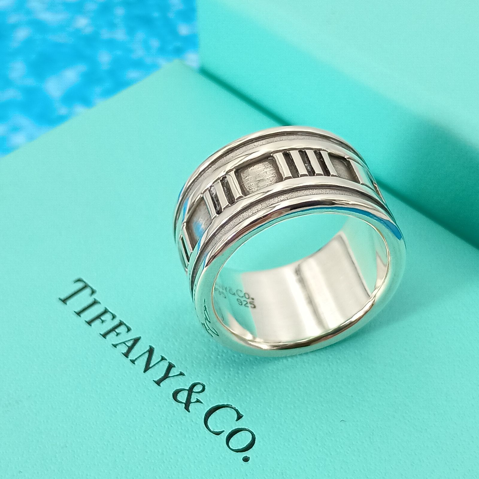 TIFFANY-Co. ティファニー 15号 アトラスリング ワイド 指輪 シルバー925