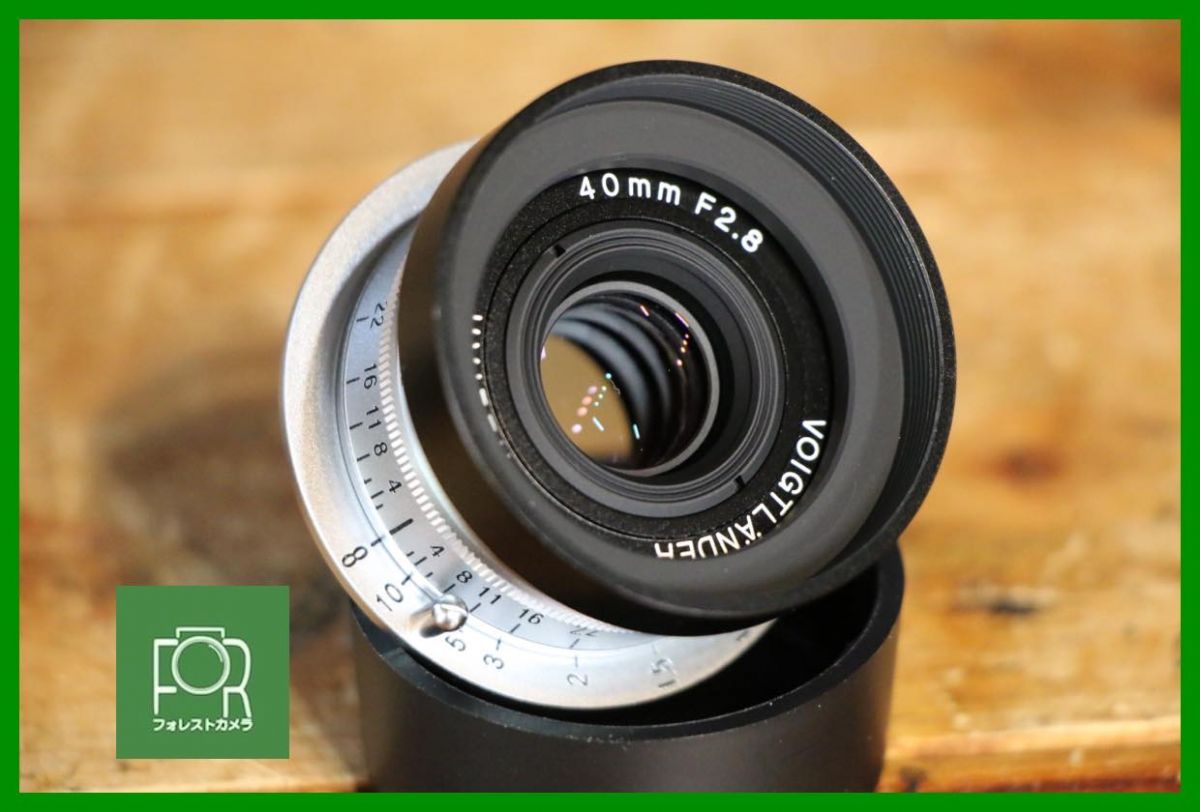 点検済 上品 Voigtlander フォクトレンダー HELIAR 40mm F2.8 ASPHERICAL Lマウント フィルター き 2747