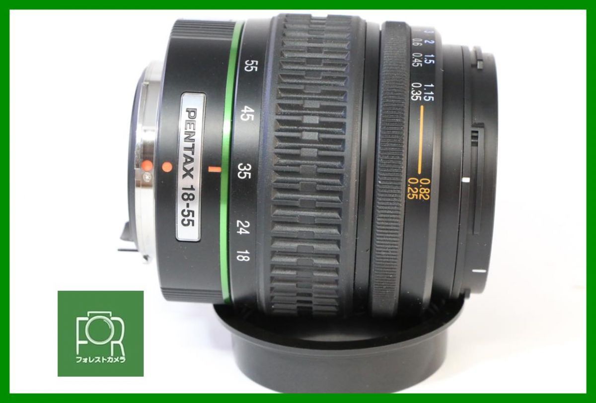 点検済 上品 smc PENTAX DA 18-55mm F3.5-5.6 AL 前後キャップ付き き BBB63