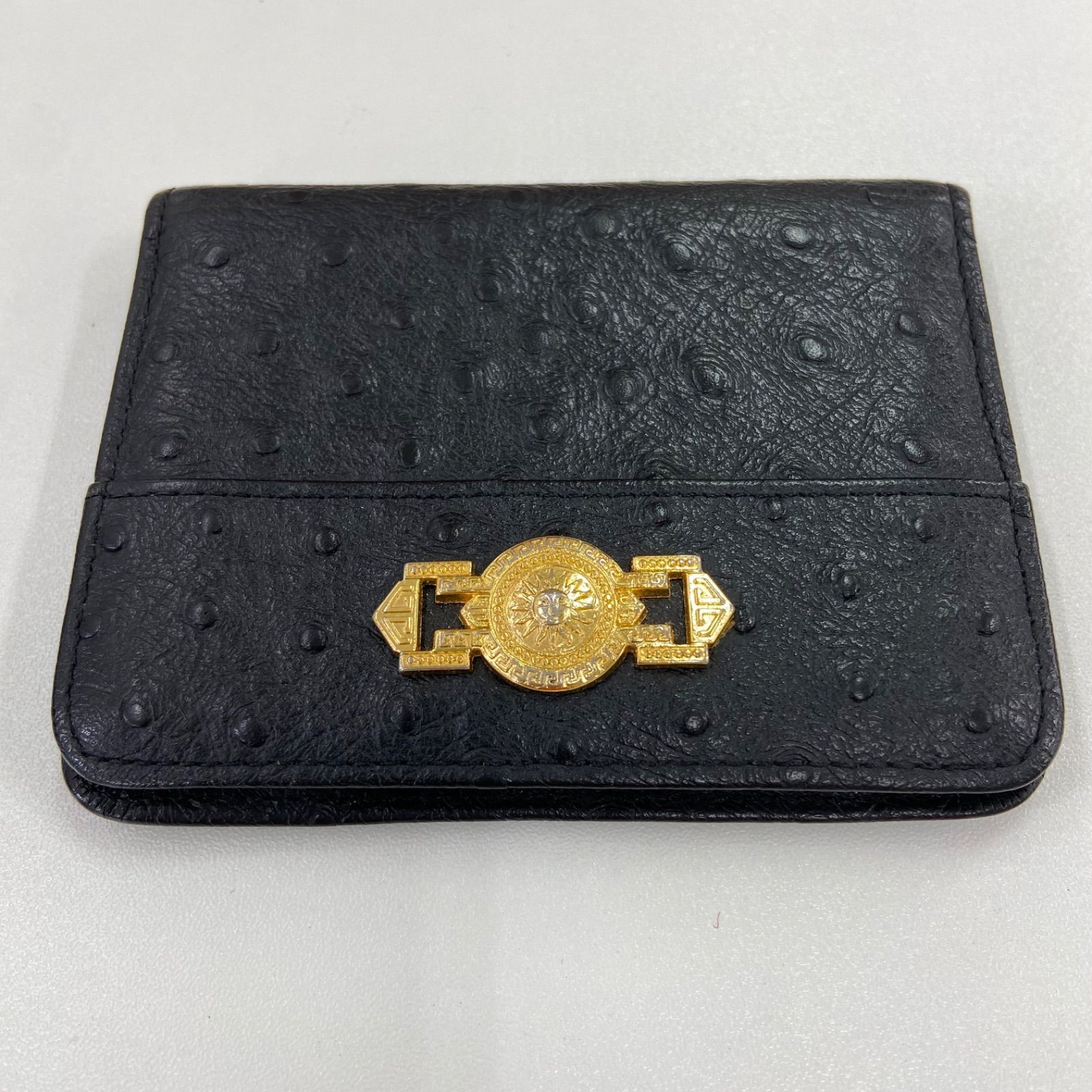 Giaani Versace ジャンニヴェルサーチ オーストリッチ カードケース