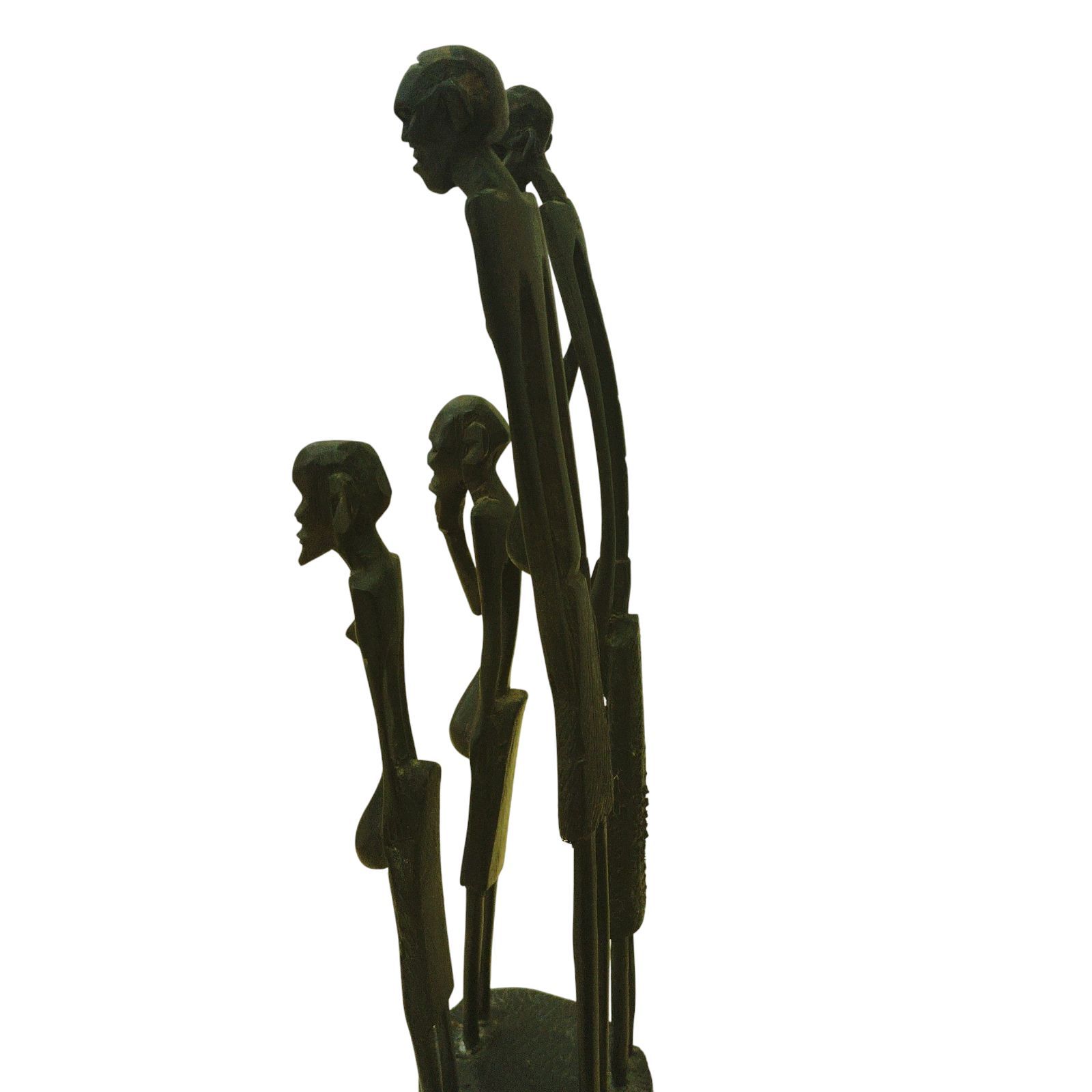 X11102 マコンデ彫刻 マコンデ族 黒檀（コクタン）製 マコンデ族