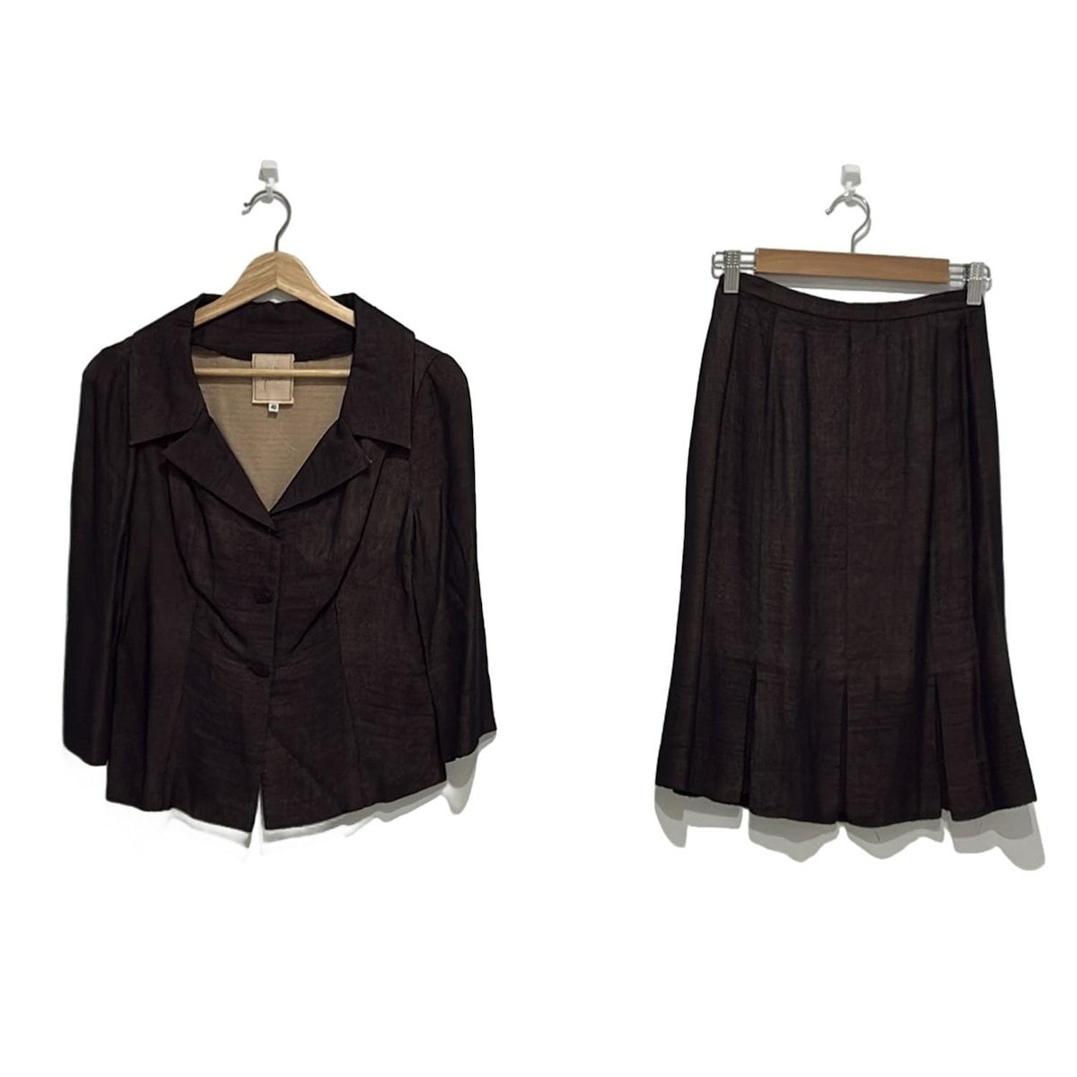 Sybilla シビラ スカートスーツ レディース - ダークブラウン