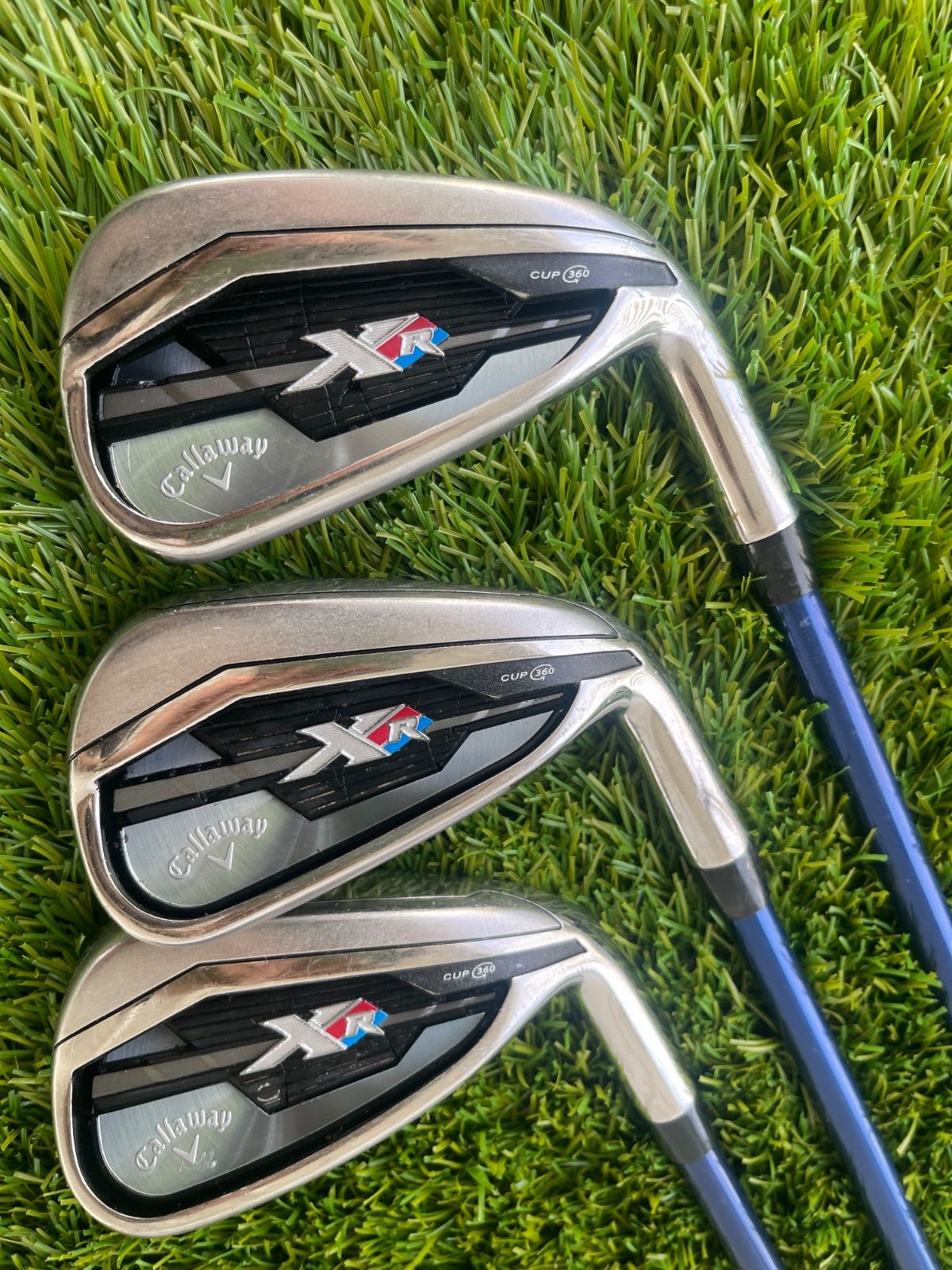 キャロウェイ アイアン 3本 右 Callaway XR CUP 360 カーボン