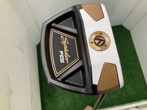 テーラーメイド Spider FCG BLACK WHITE スモールスラント 33インチ パター PT KBS CT TOUR BLACK フレックスその他 メンズ 男性用 右利き 右用 Cランク ゴルフクラブ