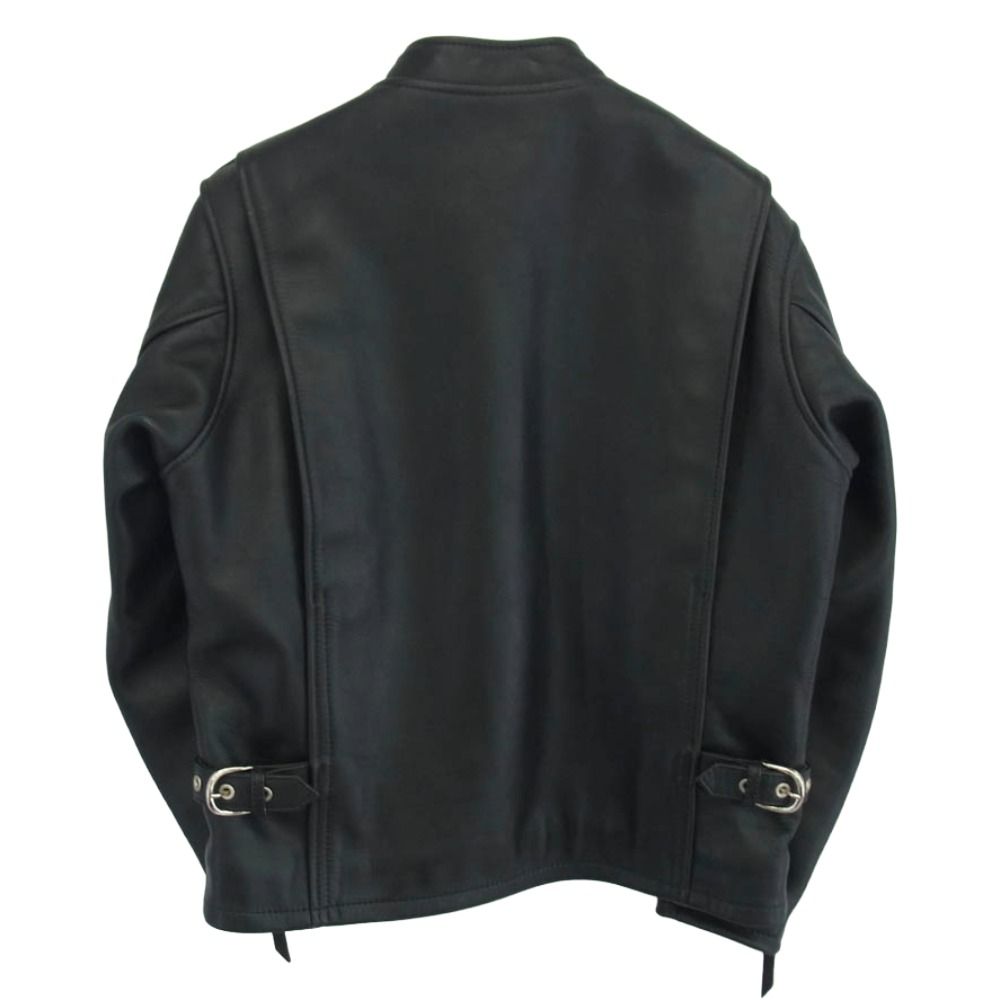 KADOYA カドヤ ヘッドファクトリー HF AS-1VS 裏地キルティング シングルライダースジャケット ブラック系