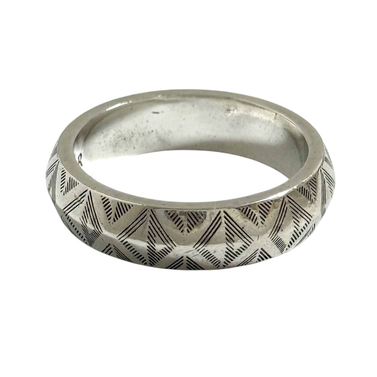 ディオール メンズ CD ダイヤモンド リング 22号 シルバー 925 指輪