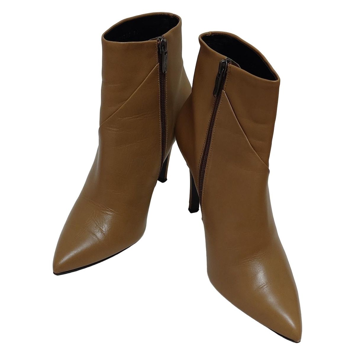 DIANA(ダイアナ) ショートブーツ 24 レディース - ベージュ レザー