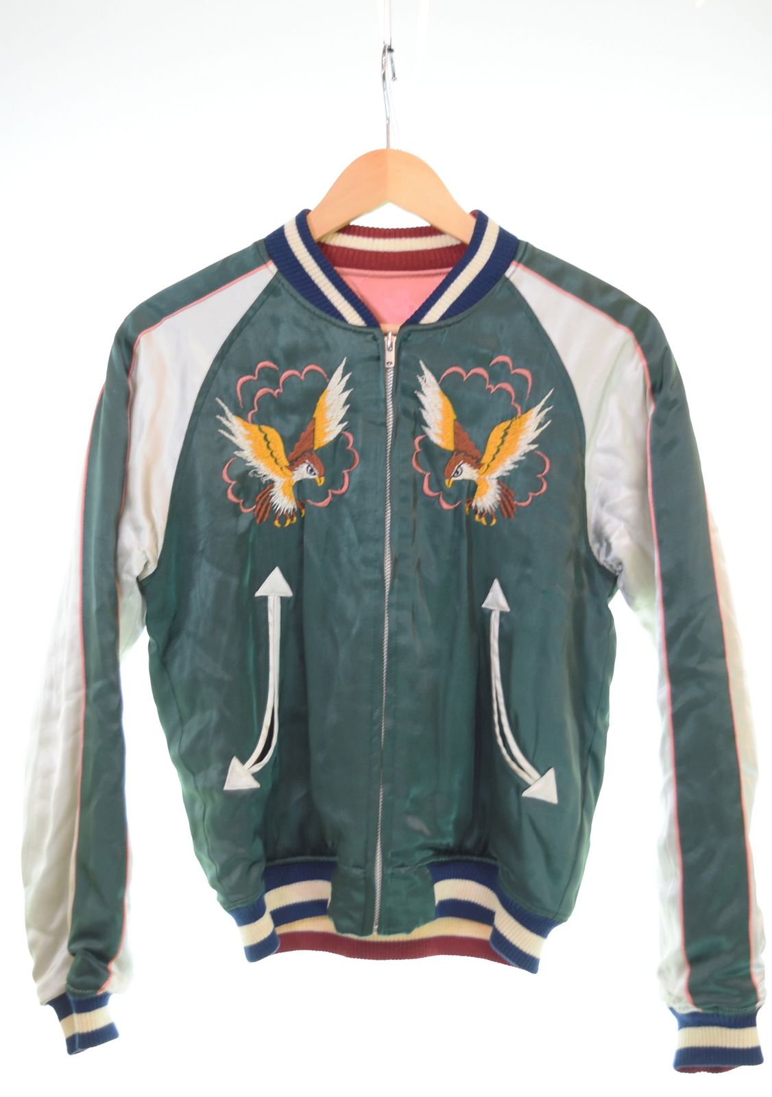 フラットヘッド THE FLAT HEAD リバーシブルキルティング 刺繍