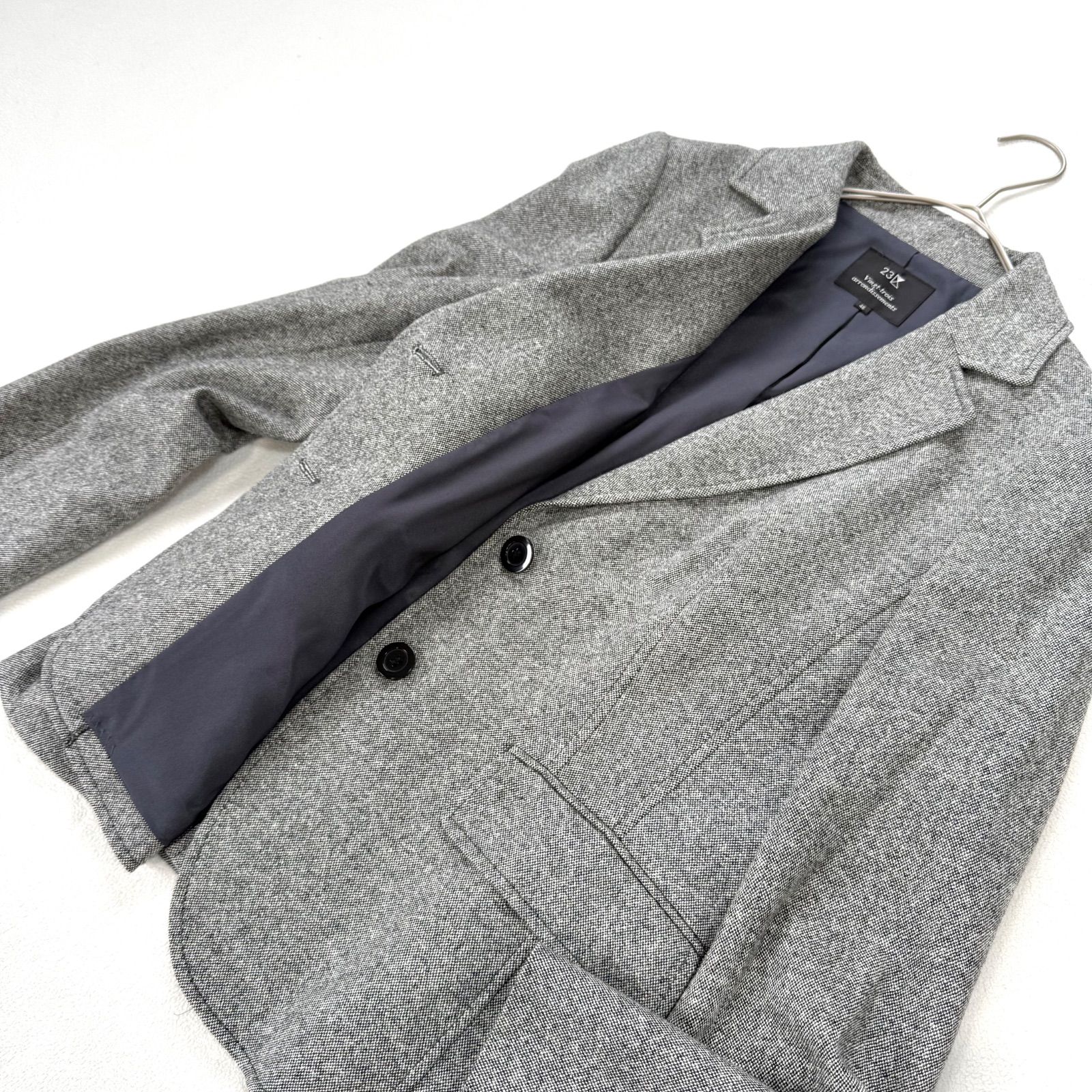 美品✨23区 セットアップ スーツ 大きいサイズ シルク グレー 楽天市場】グレー（ブランド23区）（スーツ・セットアップ｜レディース