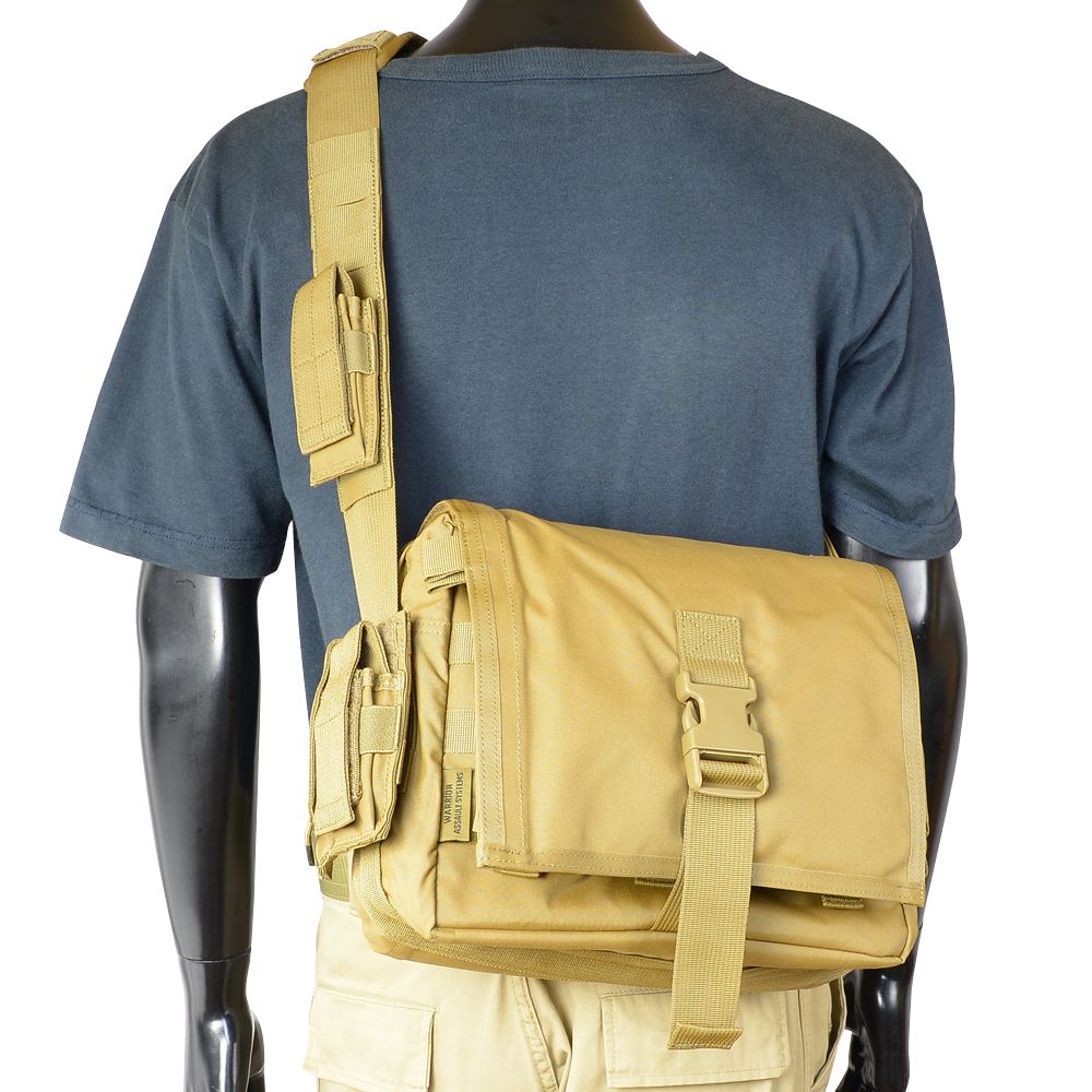 Warrior Assault Systems ショルダーバッグ GRAB BAG フラップ式マグポーチ付き W-EO-Grab コヨーテタン