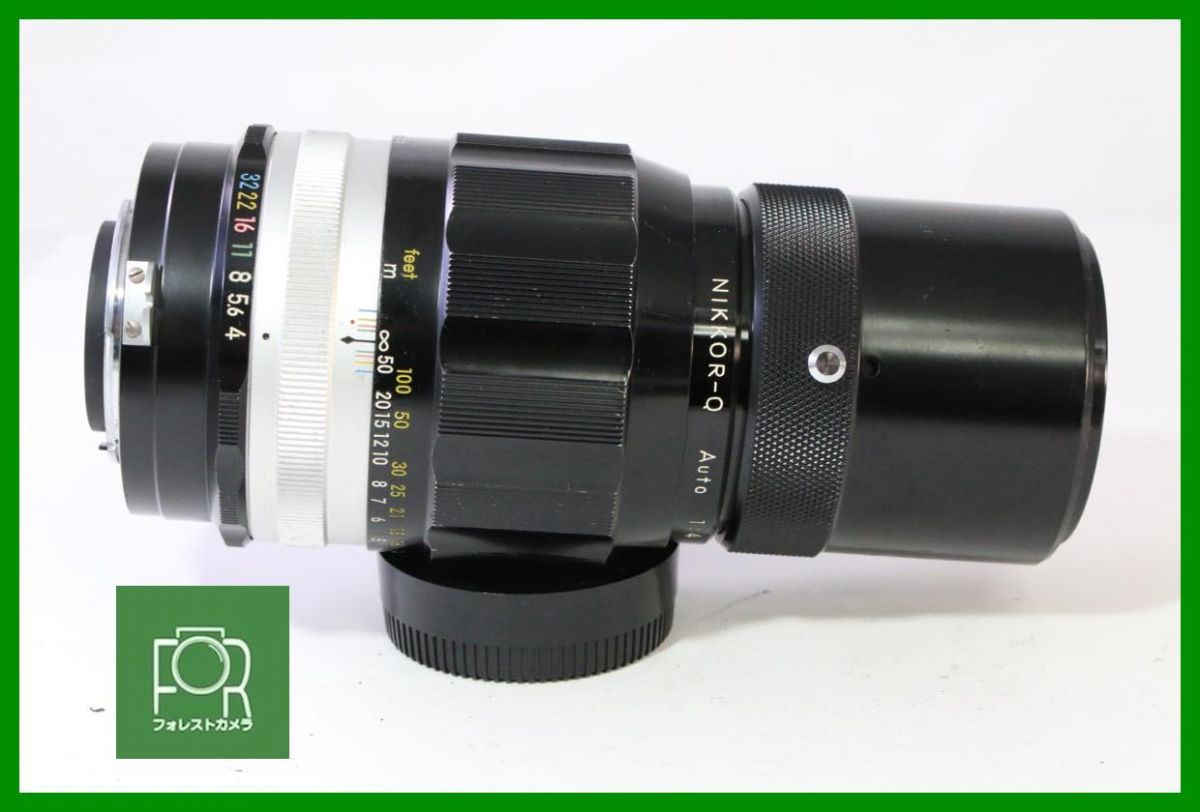 同梱 点検済 光学 上 ニコン Nikon Auto NIKKOR-Q 200mm F4 前後キャップ付き 6111