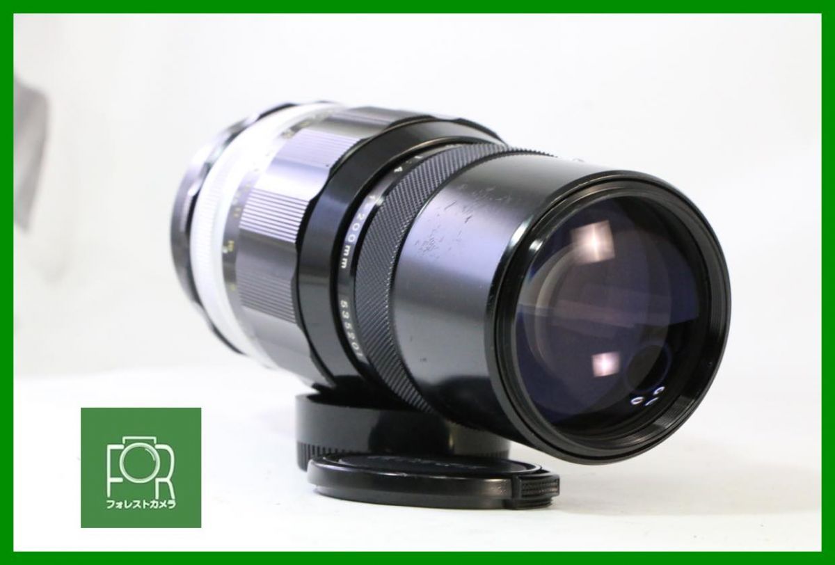 同梱 点検済 光学 上 ニコン Nikon Auto NIKKOR-Q 200mm F4 前後キャップ付き 6111