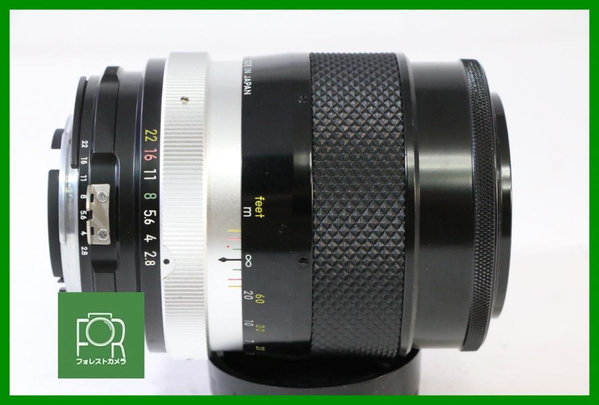 同梱 点検済 光学 上 ニコン Nikon NIKKOR-Q Auto135mm F2.8 前後キャップ付き 11768