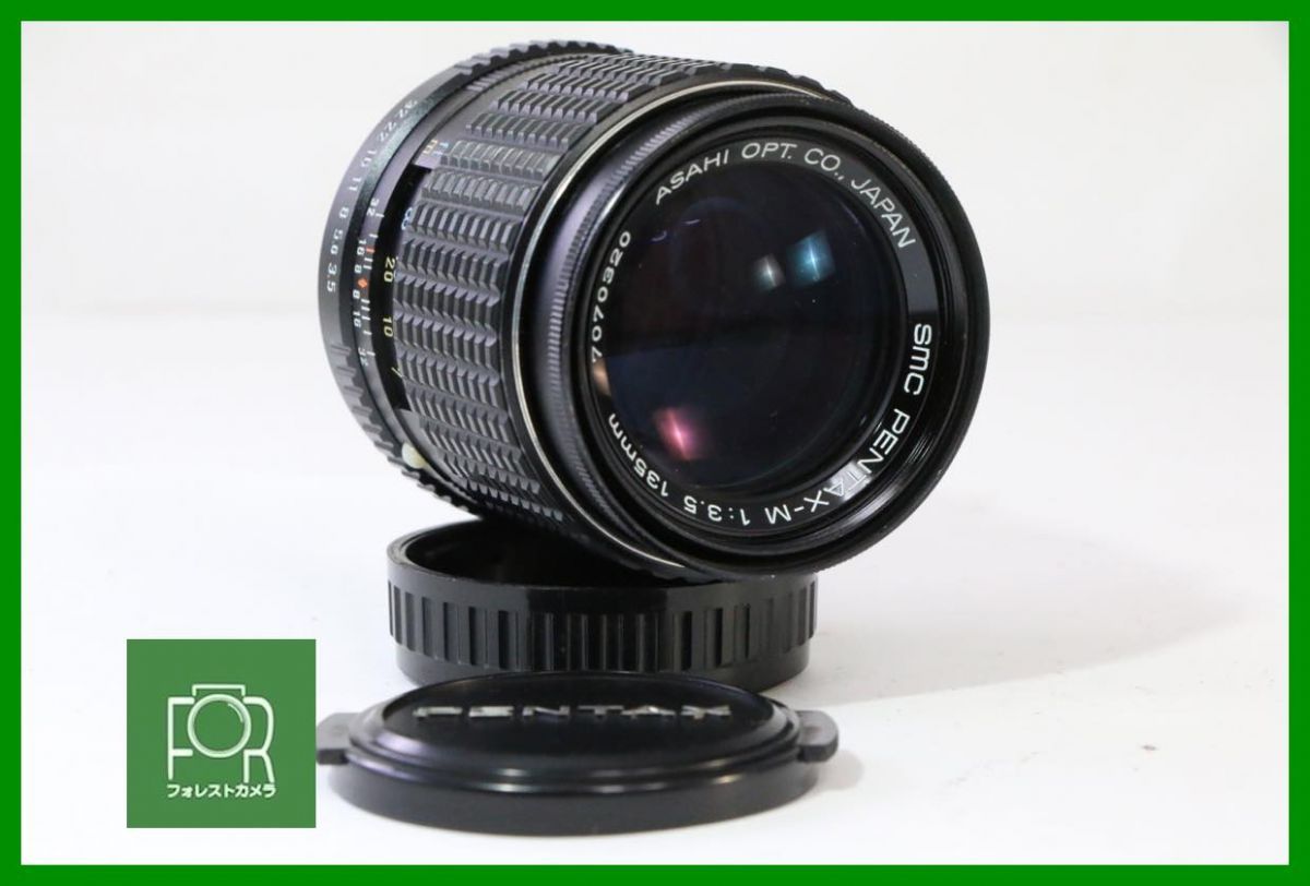同梱 点検済 光学 上 ペンタックス SMC PENTAX-M 135mm F3.5 Kマウント 前後キャップ付き 11269