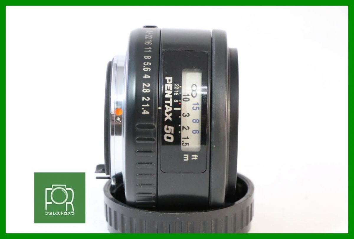 同梱 点検済 光学 上 smc PENTAX-FA 50mm F1.4 前後キャップ付き AB124