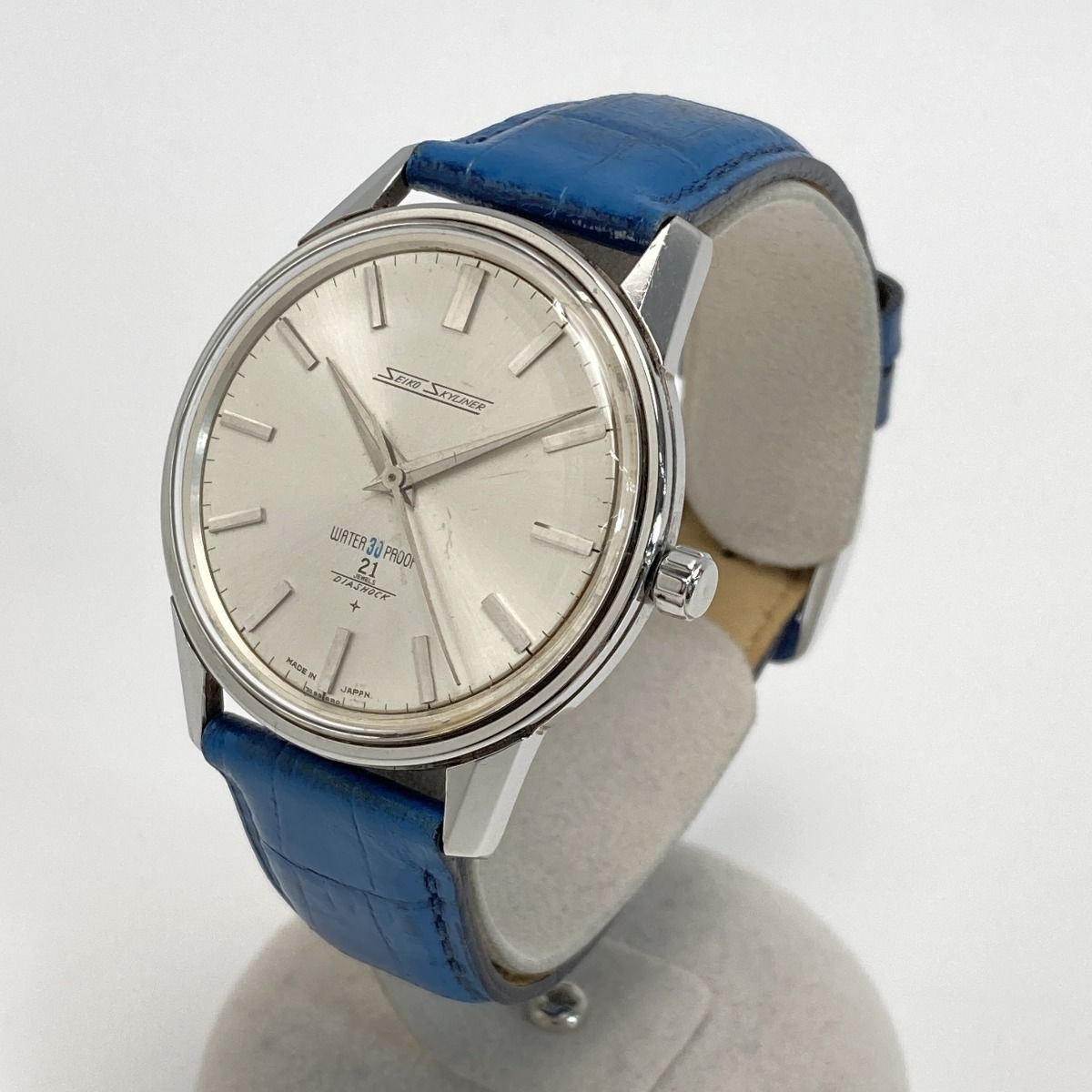 SEIKO セイコー スカイライナー 21石 14092 シルバー 手巻き メンズ 腕時計 SKYLINER