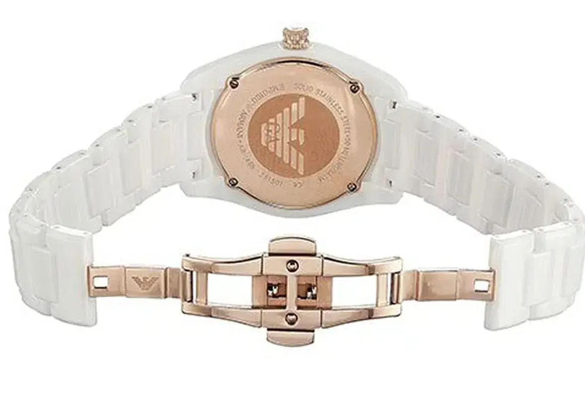 エンポリオアルマーニ セラミカ AR 1495 白 レディース 時計