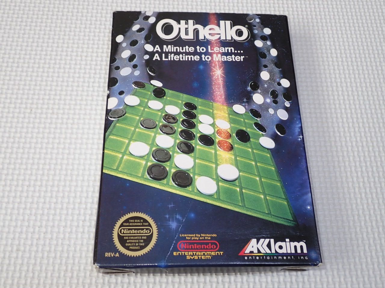 FC Othello NES 海外版 北米版 端子清掃済 説明書付 ソフト付 動作 済