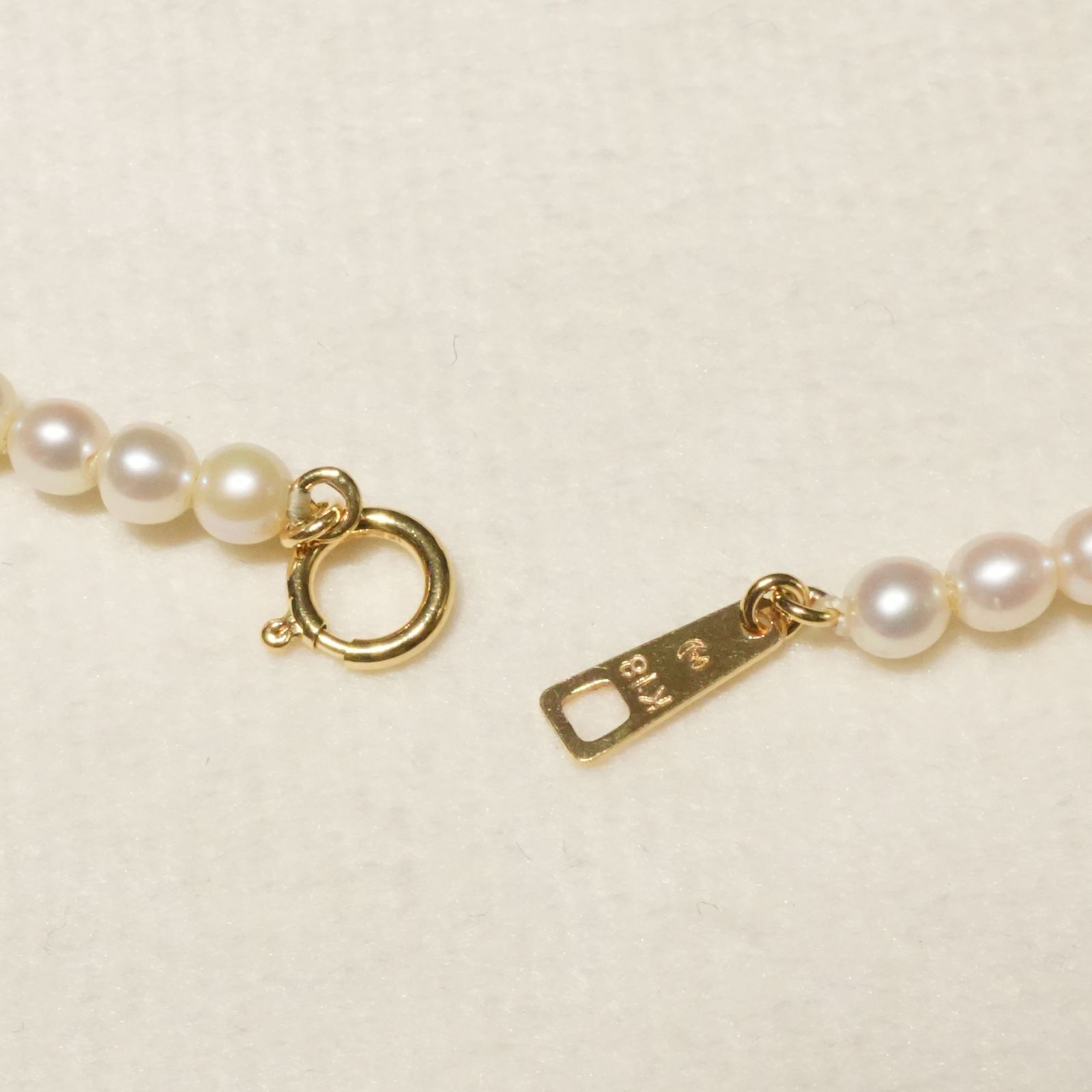 田崎真珠 K18 ベビーパール 一連 ネックレス 真珠/25-2161M - メルカリ