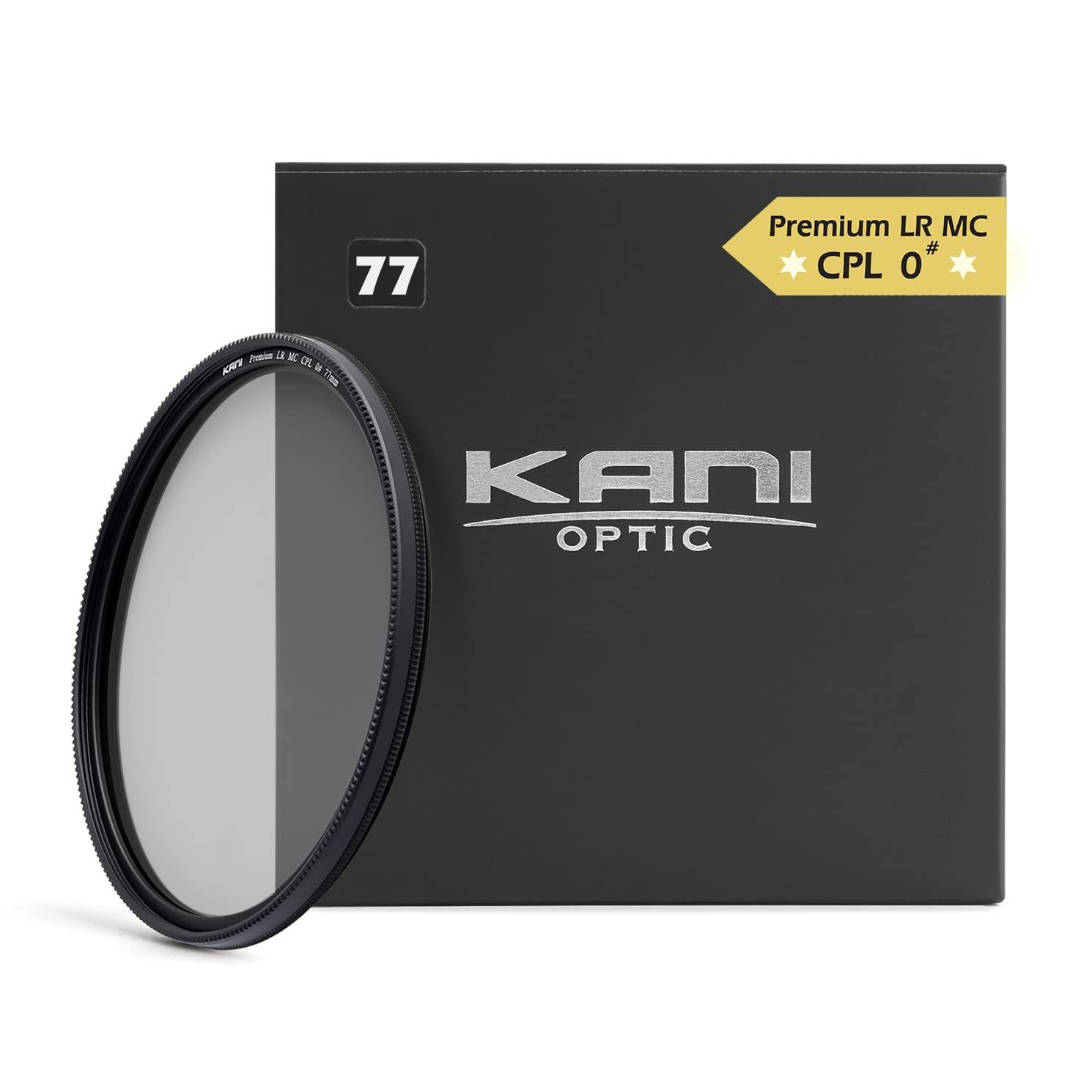 在庫 KANI 77mm PLフィルター ZeroSharpシリーズ Premium LR MC CPL 0 Natural 円偏光フィルター 色再現性向上 色濁り低減 低反射 撥水 撥油 防汚 帯電防止 ナノコーティング 809797
