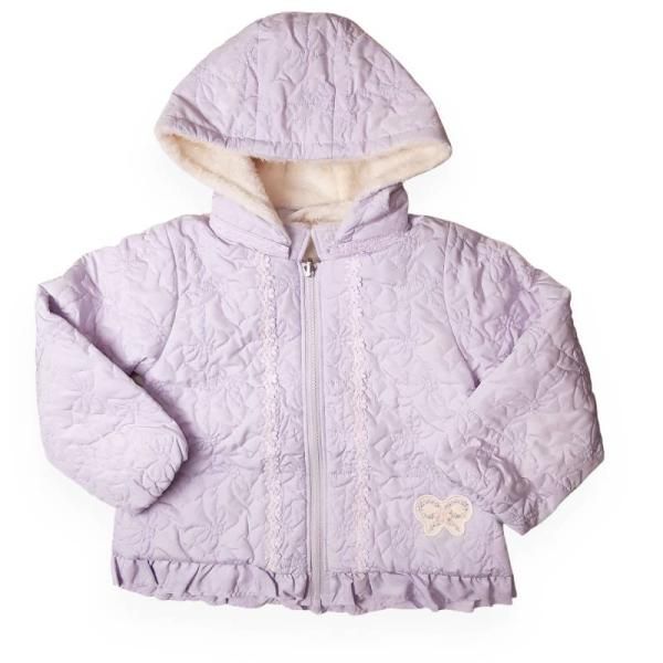 Souris スーリー コート リバーシブル リボンキルティング 裏ボア 90 100 110 120 130