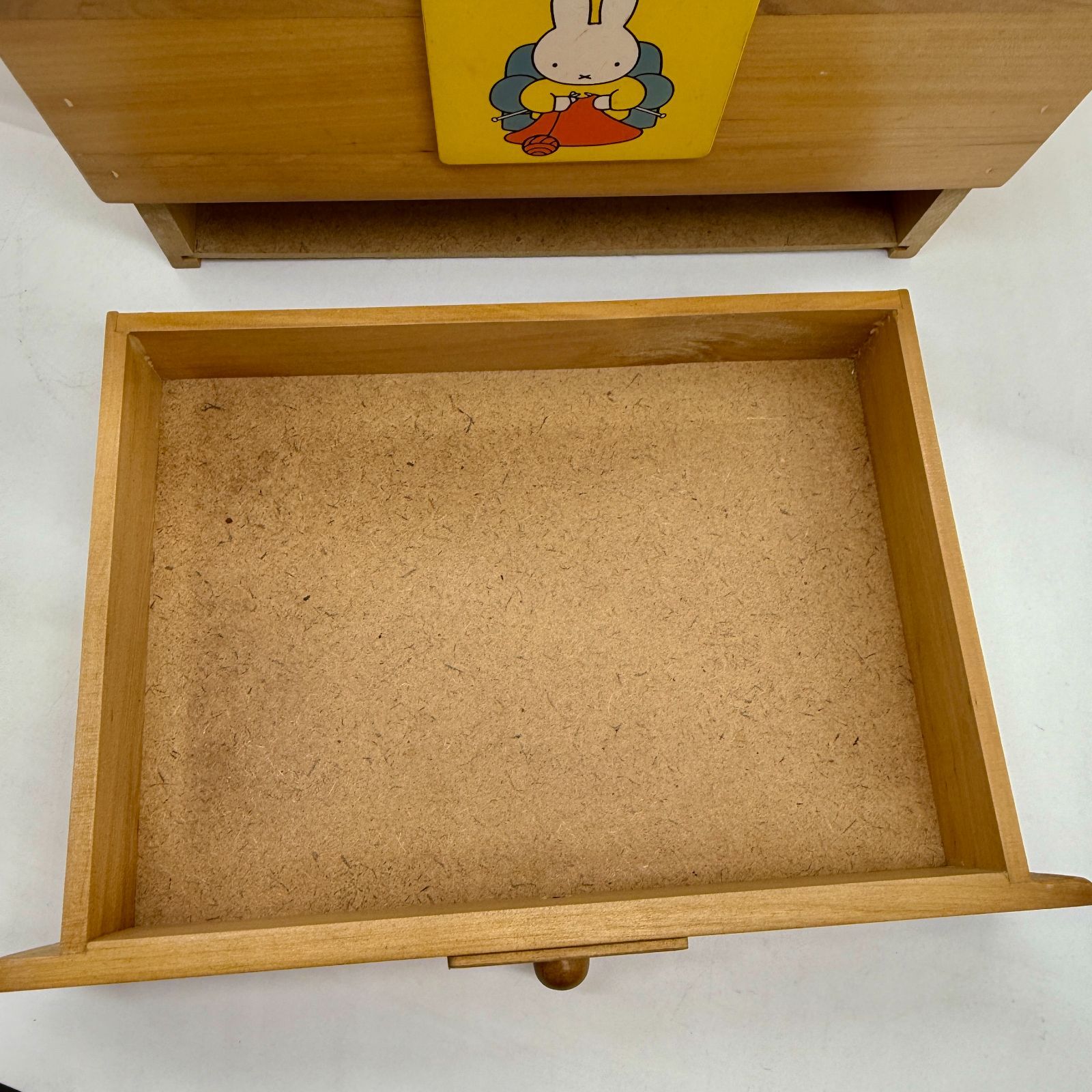 ミッフィー 木製ソーイングボックス 裁縫箱 昭和レトロ キャラクター