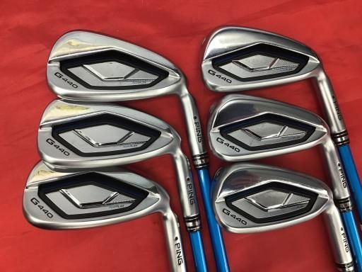 ピン G 440 8 S アイアンセット IR ALTA J CB BLUE フレックスSR メンズ 男性用 右利き 右用 Bランク ゴルフクラブ