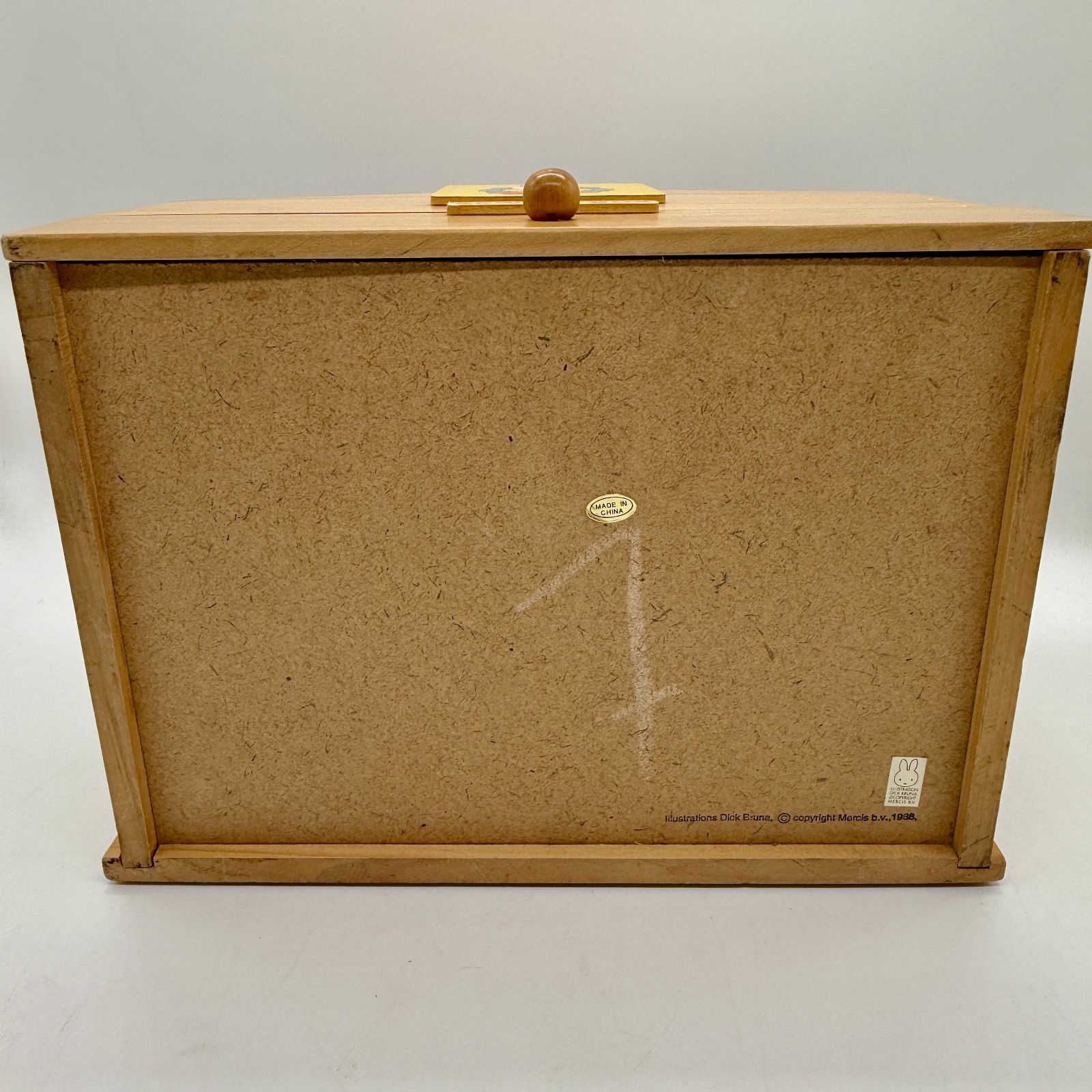 ミッフィー 木製ソーイングボックス 裁縫箱 昭和レトロ キャラクター