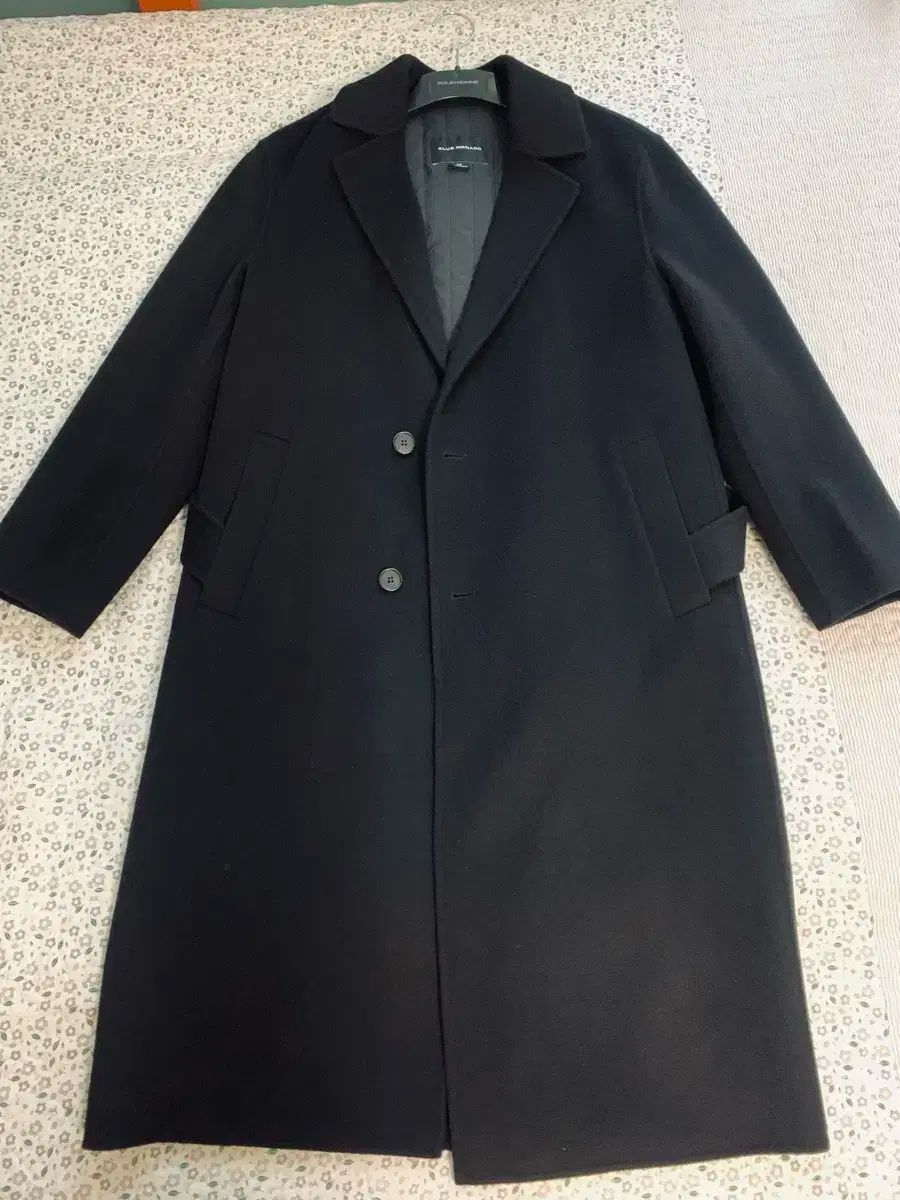 S Club Monaco クラブモナコ カシミア ベルト付き ダウン コート ブラック