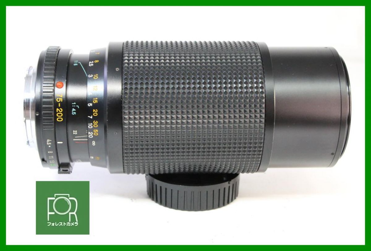点検済 MINOLTA MD ZOOM 75-200mm F4.5 前後キャップ付き AH1037