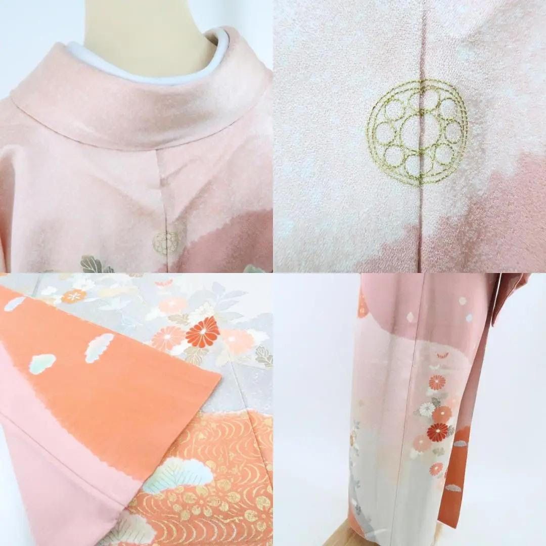 専用Y1597◇正絹 ラインストーン 手縫い仕立て 訪問着 着物 百華❀Y1520◇正絹 縫い一つ紋 手縫い仕立て 訪問着 着物 単品 - メルカリ