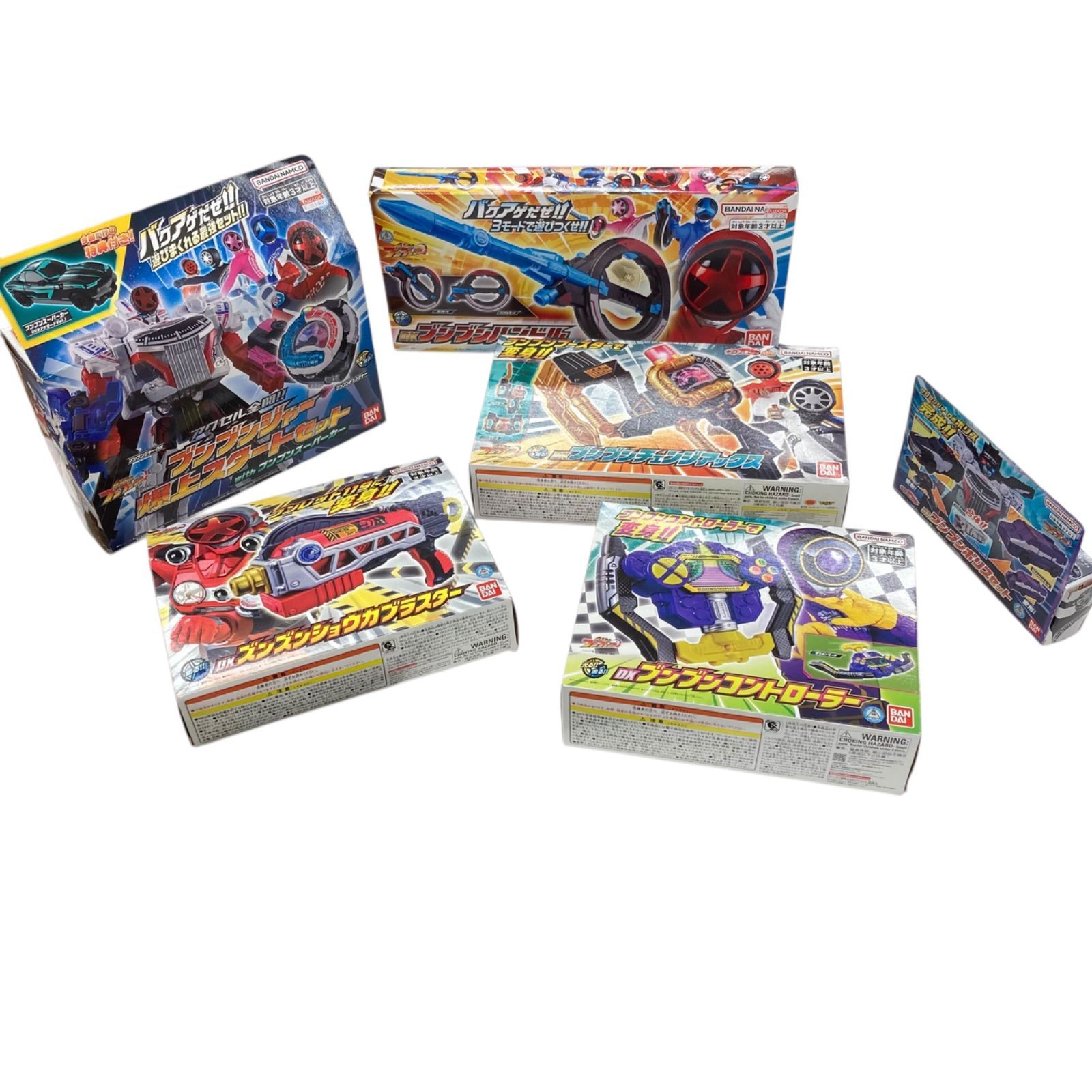 186000 現状品 BANDAI バンダイ 爆上戦隊ブンブンジャー 6点まとめ売り [250120HM270167] 186000 現状品 動作品☆BANDAI バンダイ 爆上戦隊ブンブンジャー 6点