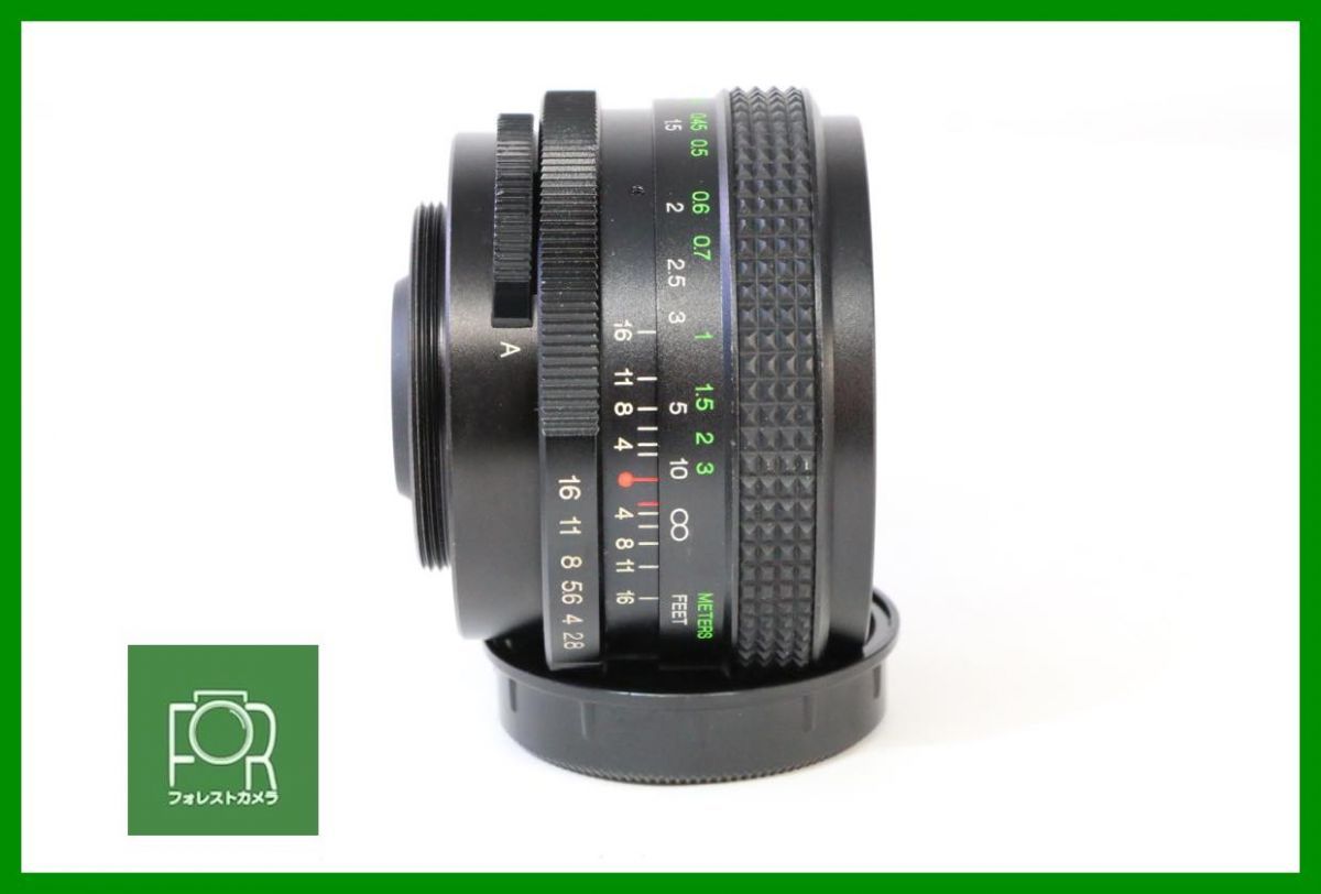 点検済 玉 Vivitar 24mm F2.8 AUTO WIDE-ANGLE M42 前後キャップ付き 9832