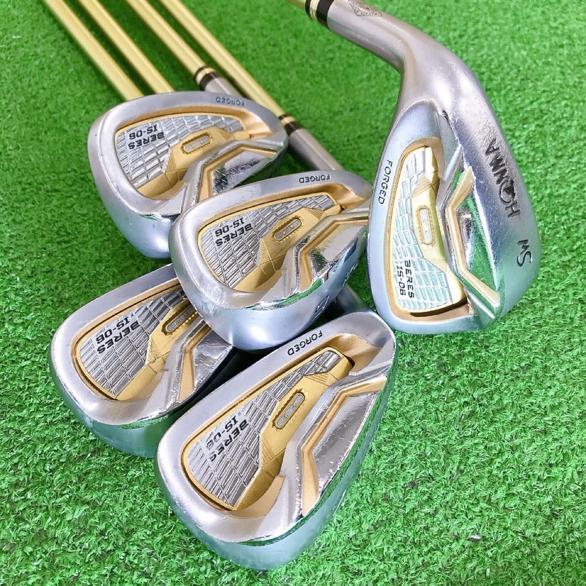 チ94★★左利き用HONMA BERES IS-06 5本アイアンセット チ94左利き用HONMA BERES IS-06 FORGED 5本アイアンセット 2S