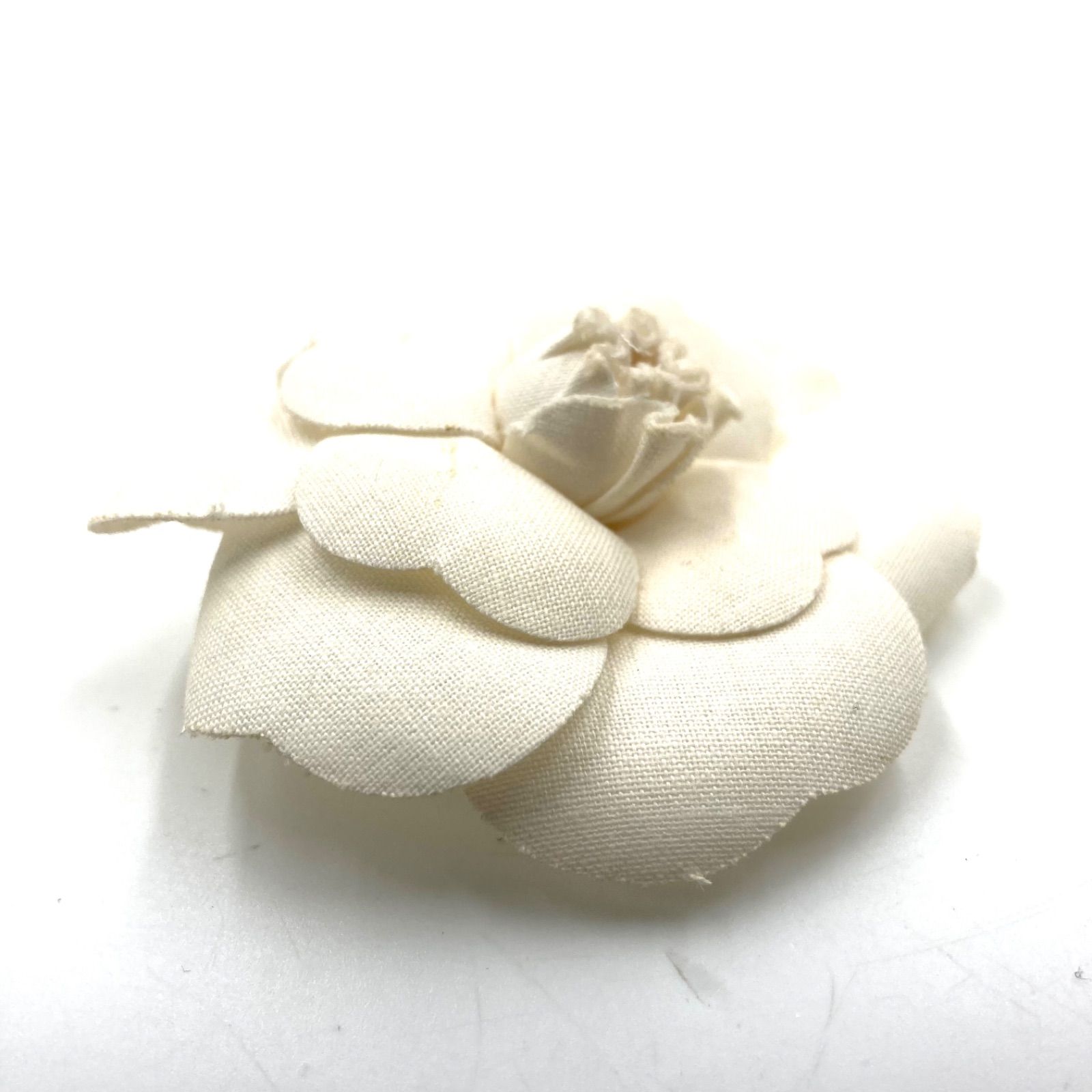 CHANEL シャネル カメリア コサージュ ブローチ 布地 花柄 フラワー