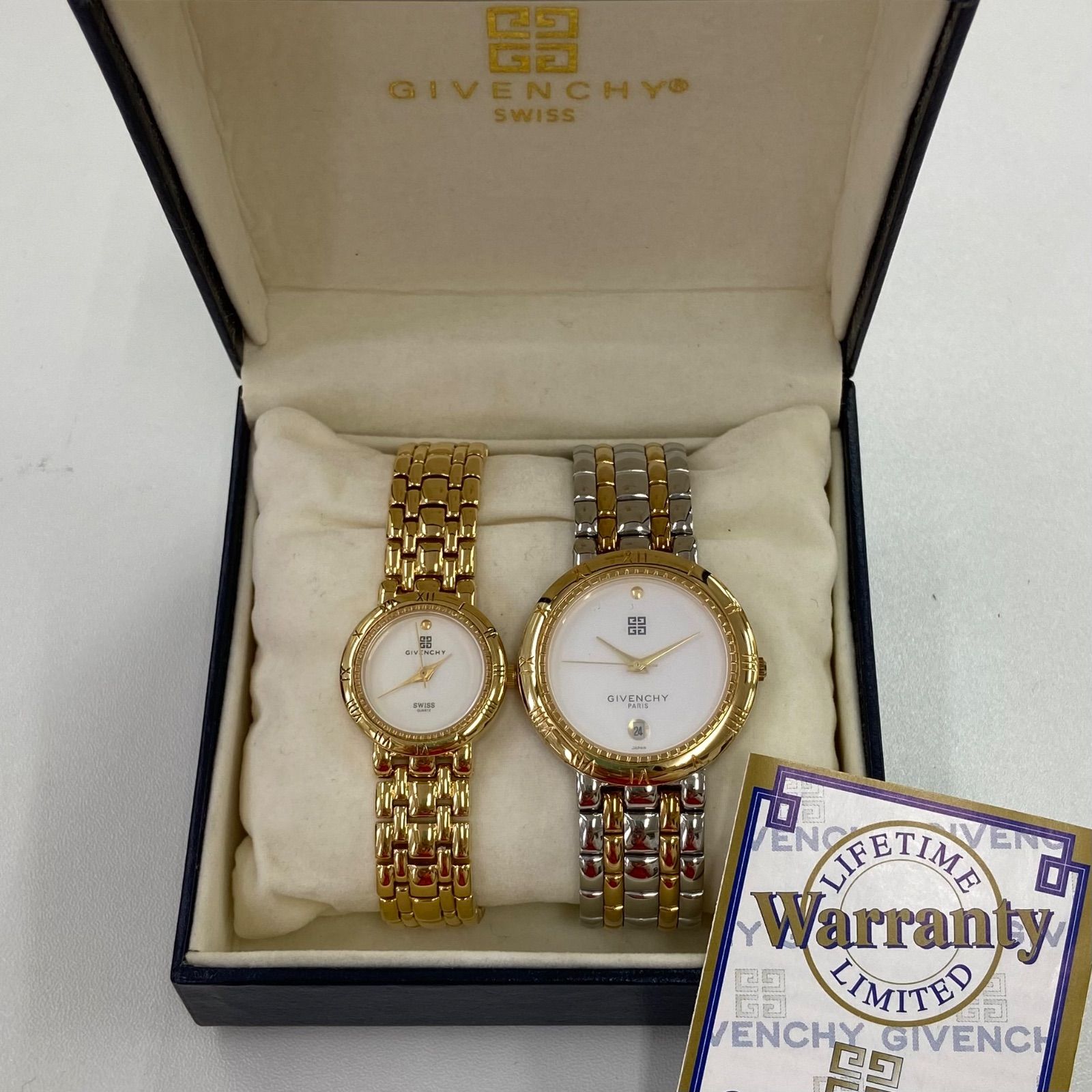 ジバンシィ ペア ウォッチ 腕時計 GV-LBRW 2011 GV-MTBRW-2046 レディース メンズ セット