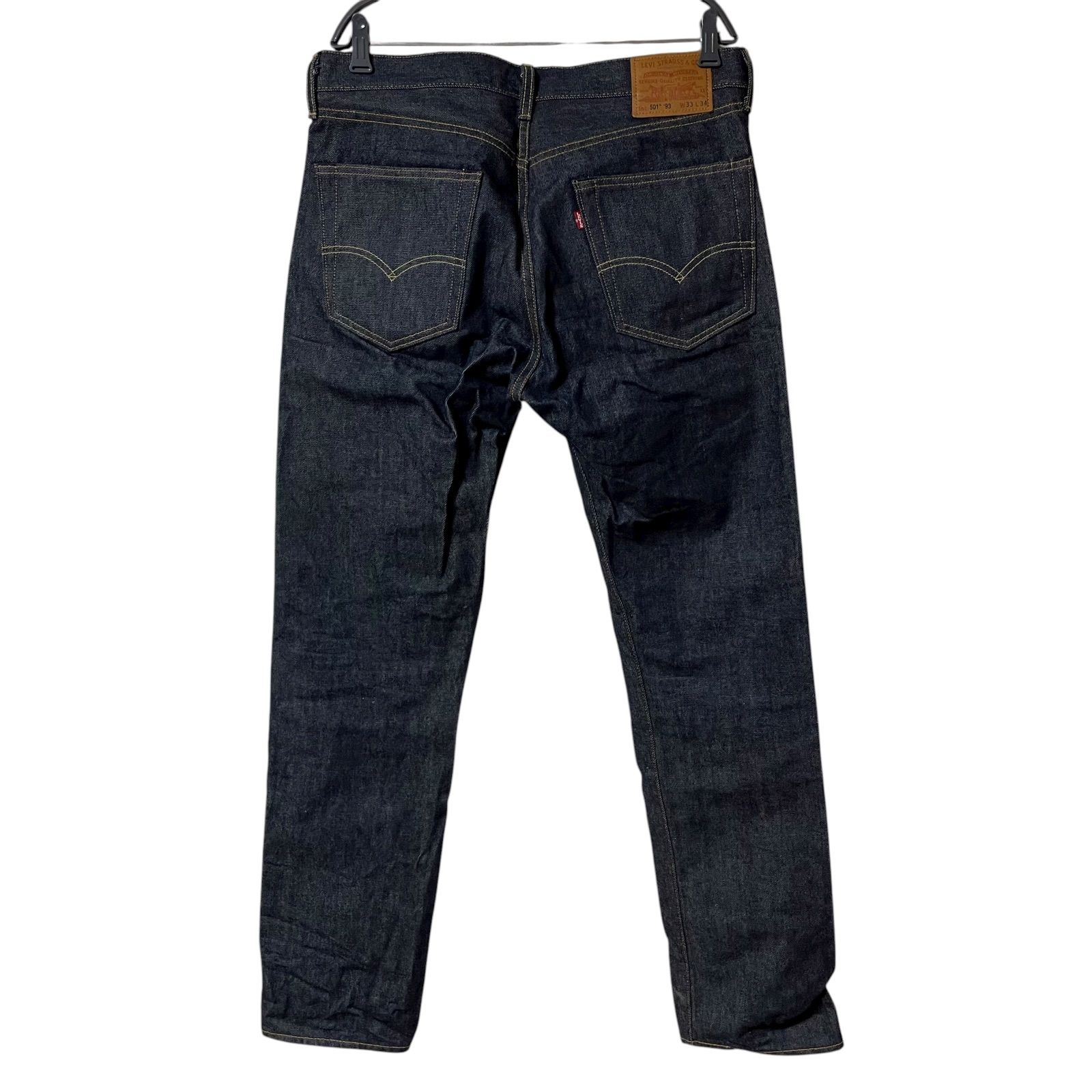 Levi's】501 '93ストレート USA製 リジッド BIGE セルビッジ 赤耳 新品