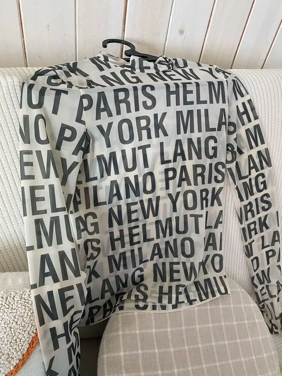 ヘルムート ラング シースル Tシャツ s