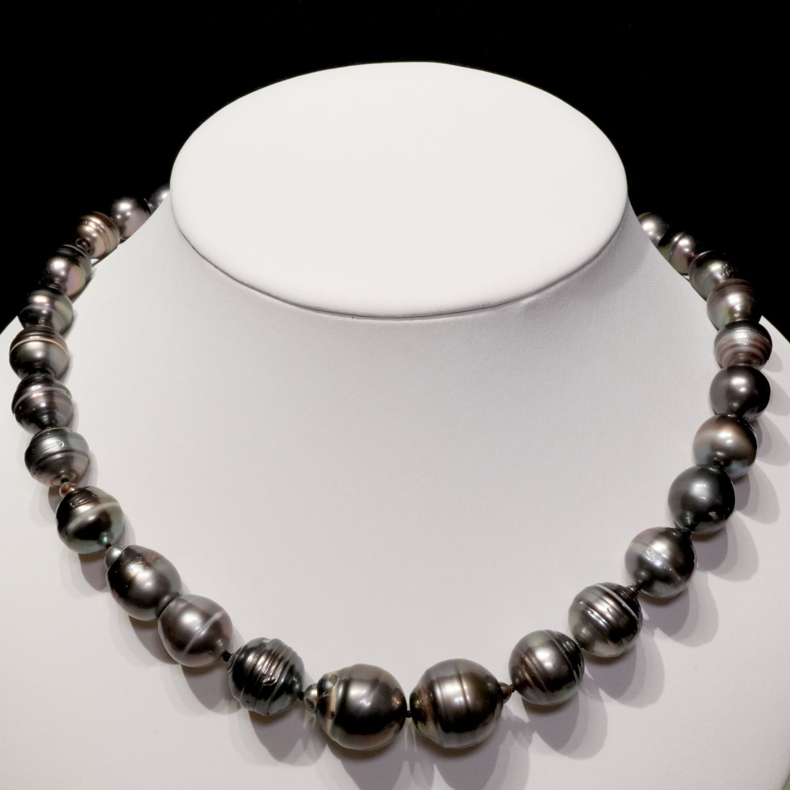 #南洋真珠#黒蝶貝バロック金具シルバー925pat 南洋黒蝶真珠 タヒチ バロックパール SV 直径 約9.8mm-13.9mm 重量74.5