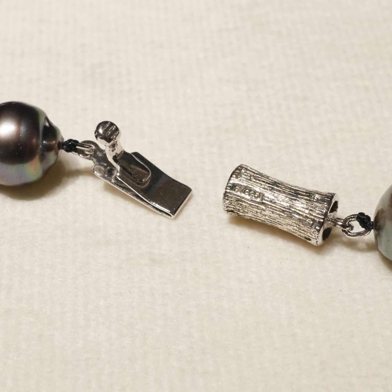 黒蝶貝 パール バロック ネックレス ブラック 真珠/24-4748S - メルカリ