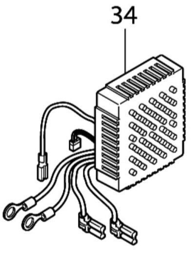 マキタ makita 18V 1.6ｍｍ 充電式 ニブラ JN161DZ 用 コントローラ 620243-4 部品 修理 パーツ 建築 大工 リフォーム 板金 加工 工場 切断
