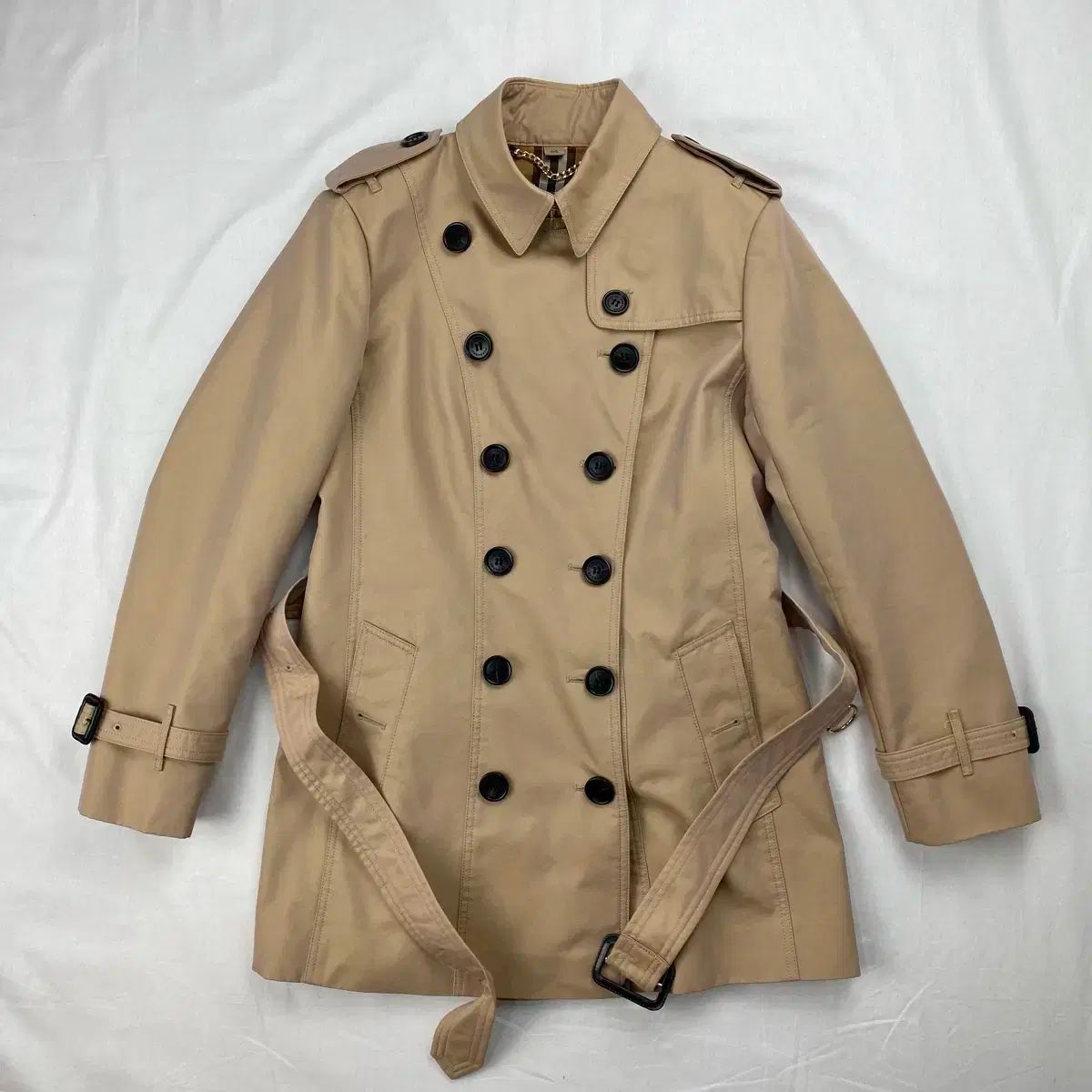 美品/XLサイズ●バーバリーロンドン コート ノバチェック メタルボタン グレー 美品/XLサイズ○バーバリーロンドン コート ノバチェック メタルボタン